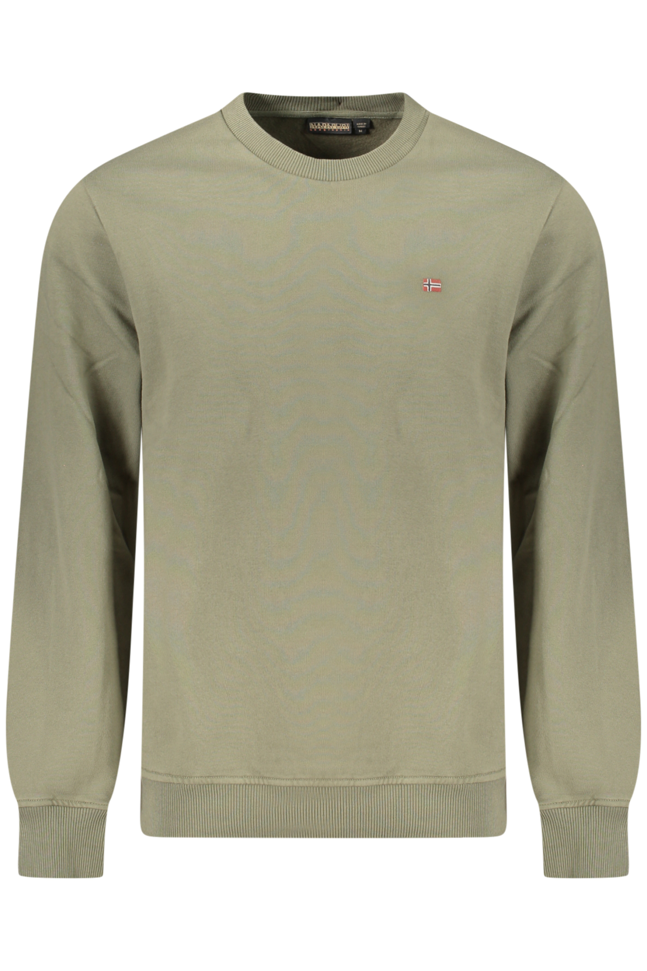 NAPAPIJRI MEN ZIP-UP SWEATSHIRT, GREEN NAPAPIJRI MEN ZIP-UP SWEATSHIRT, GREEN