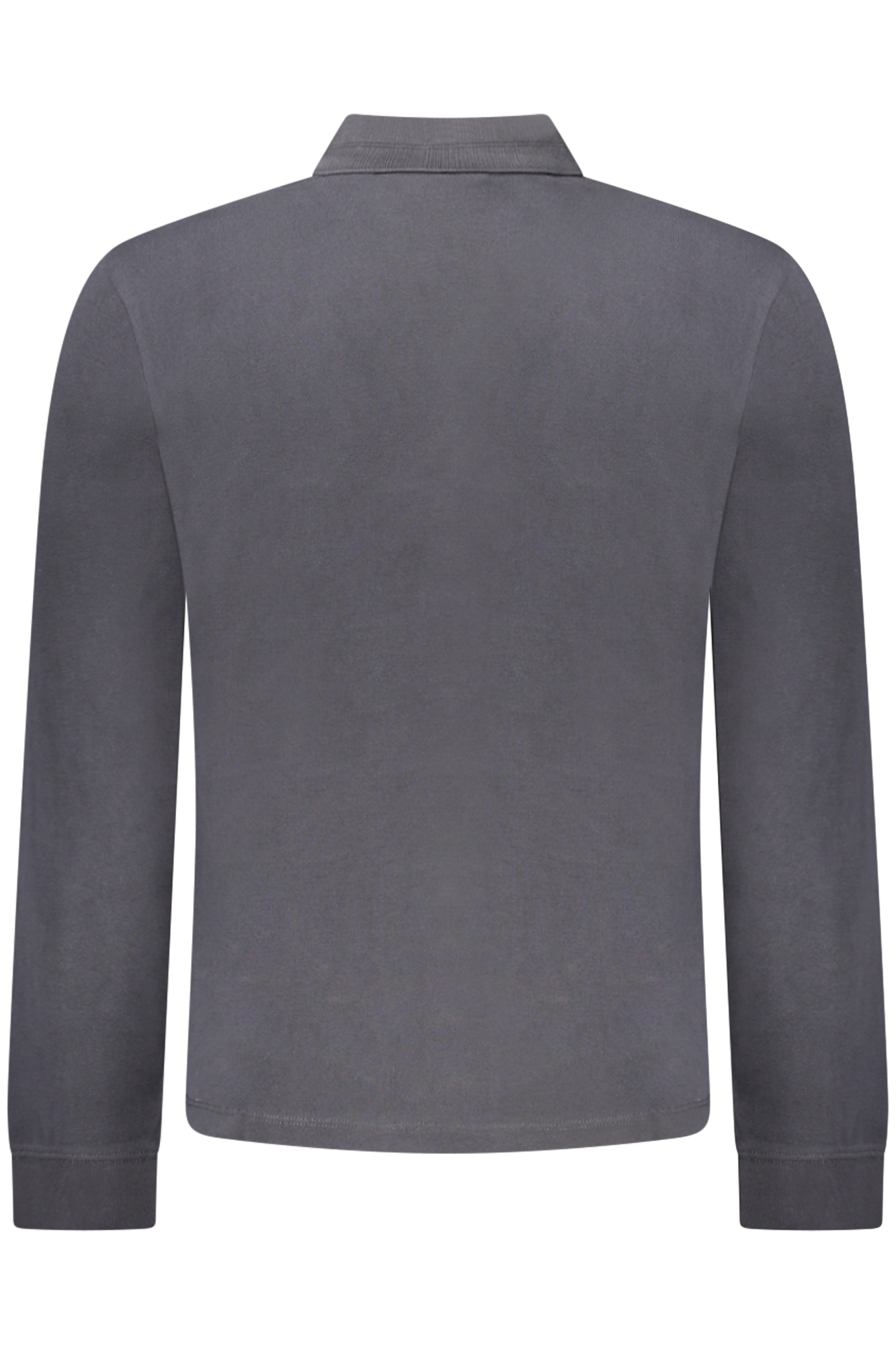 NAPAPIJRI MEN LONG-SLEEVED POLO SHIRT BLACK