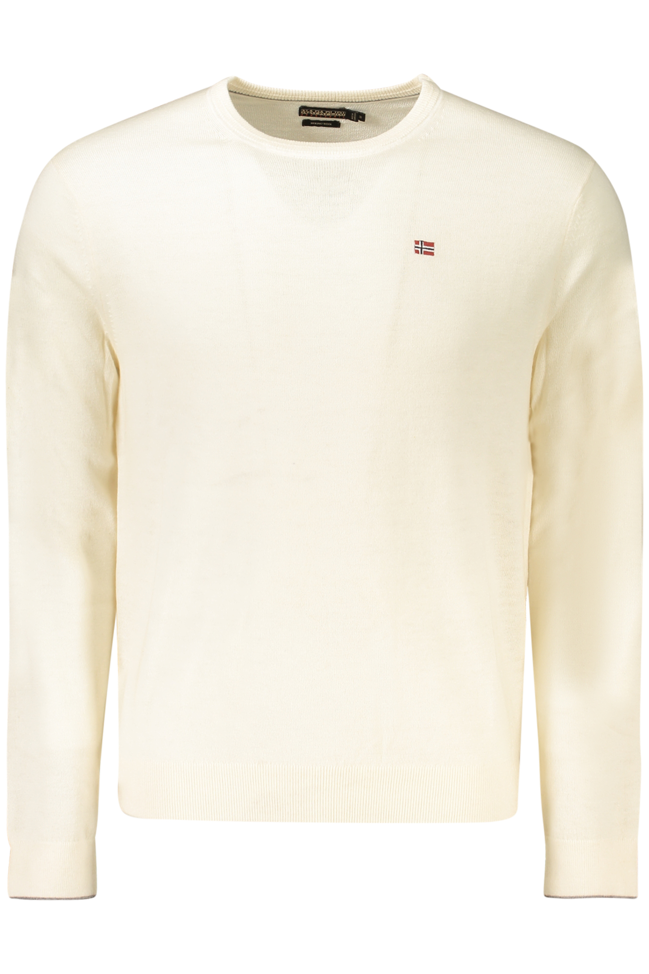 NAPAPIJRI MEN WHITE SWEATER NAPAPIJRI MEN WHITE SWEATER