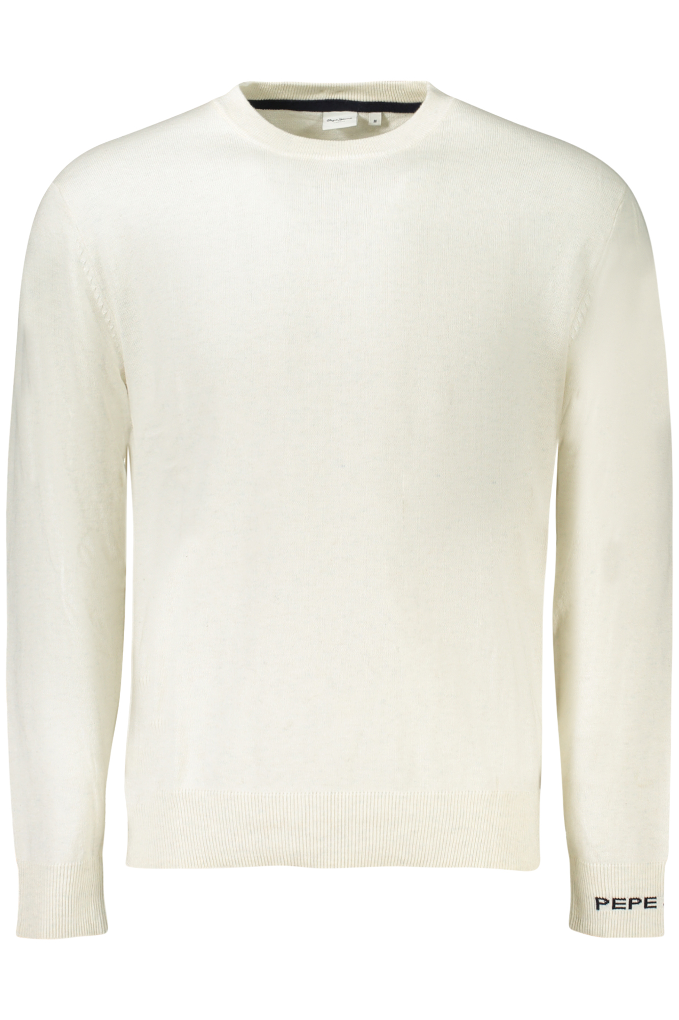 PEPE JEANS MEN WHITE SWEATER PEPE JEANS MEN WHITE SWEATER