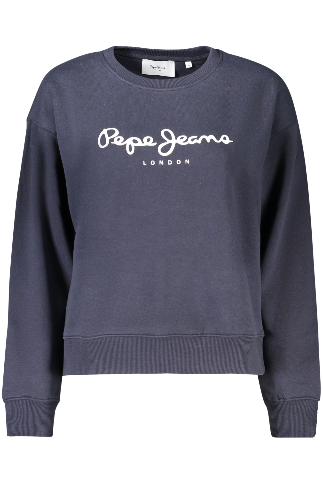 PEPE JEANS WOMEN BLUE ZIP-UP SWEATSHIRT PEPE JEANS WOMEN BLUE ZIP-UP SWEATSHIRT