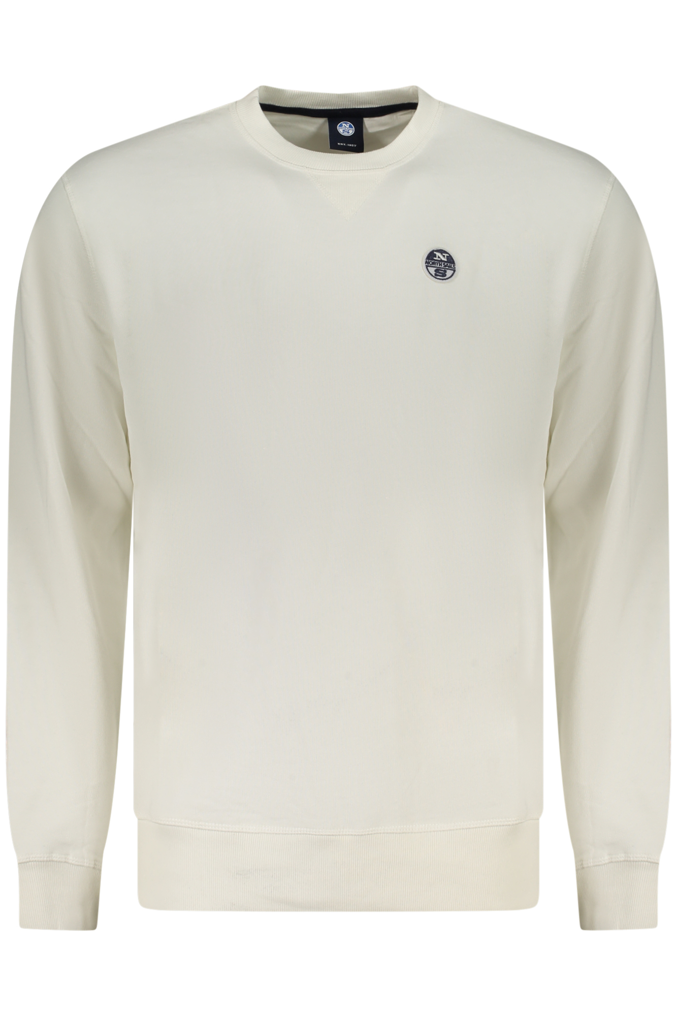 NORTH SAILS MEN ZIP-UP SWEATSHIRT WHITE NORTH SAILS MEN ZIP-UP SWEATSHIRT WHITE