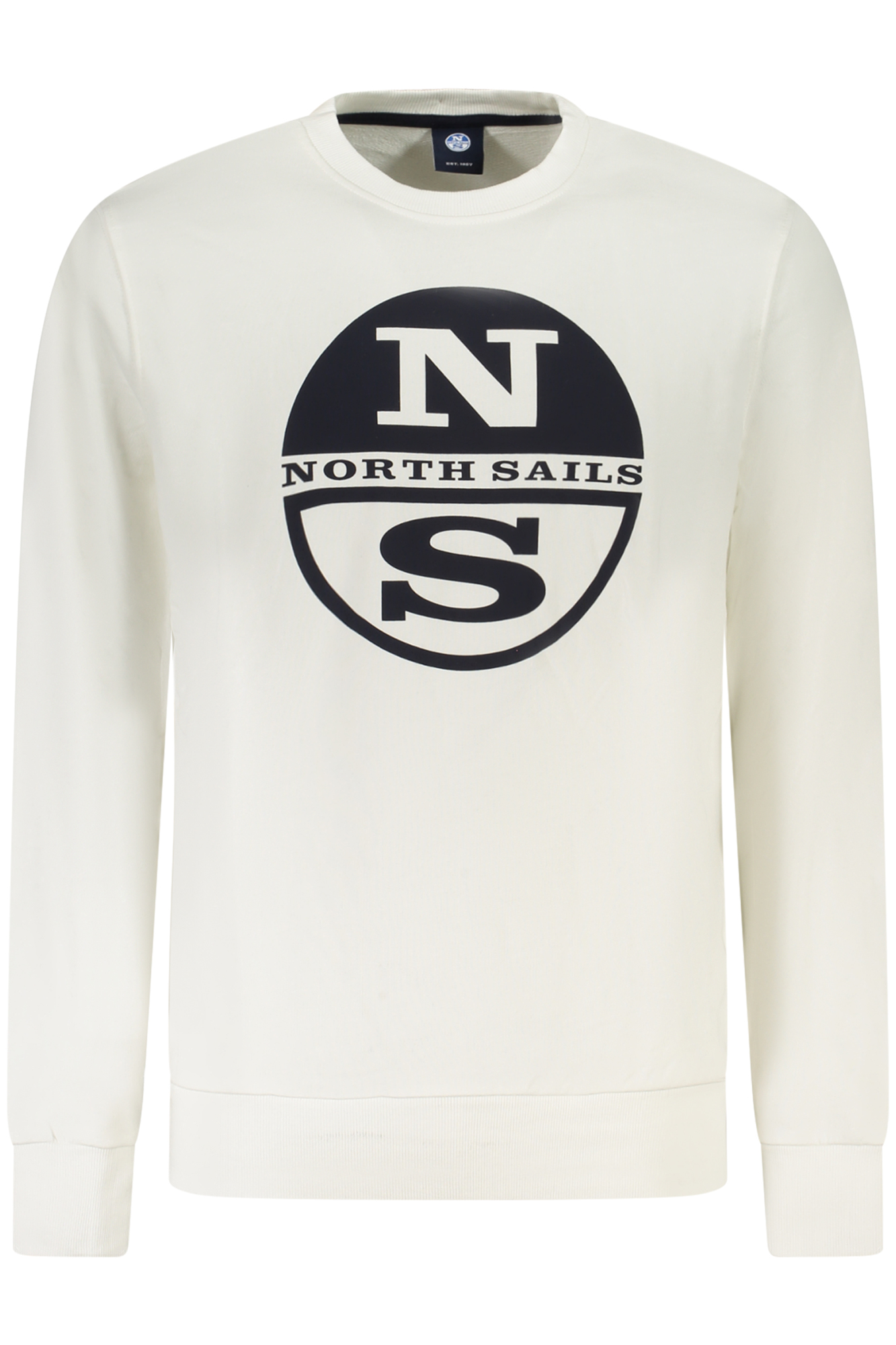 NORTH SAILS MEN ZIP-UP SWEATSHIRT WHITE NORTH SAILS MEN ZIP-UP SWEATSHIRT WHITE