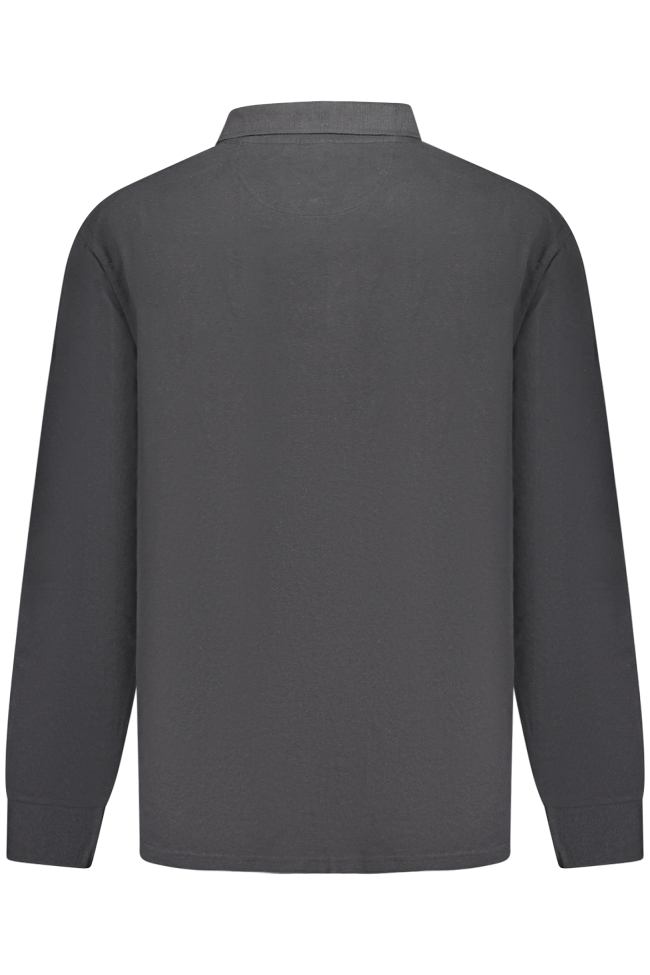 NORTH SAILS MEN LONG-SLEEVED POLO SHIRT, BLACK