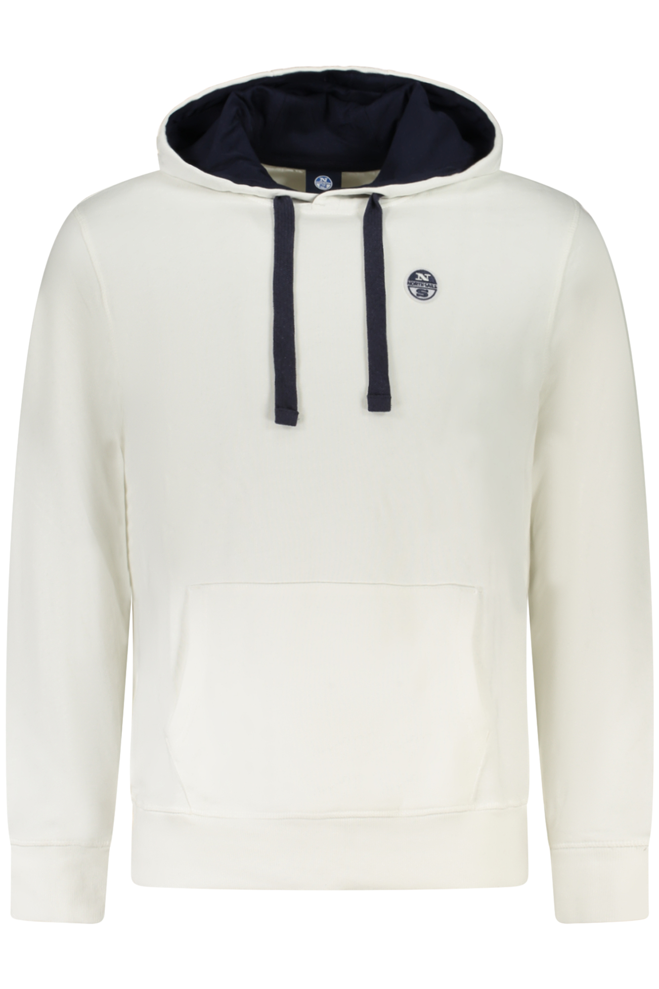 NORTH SAILS MEN ZIP-UP SWEATSHIRT WHITE