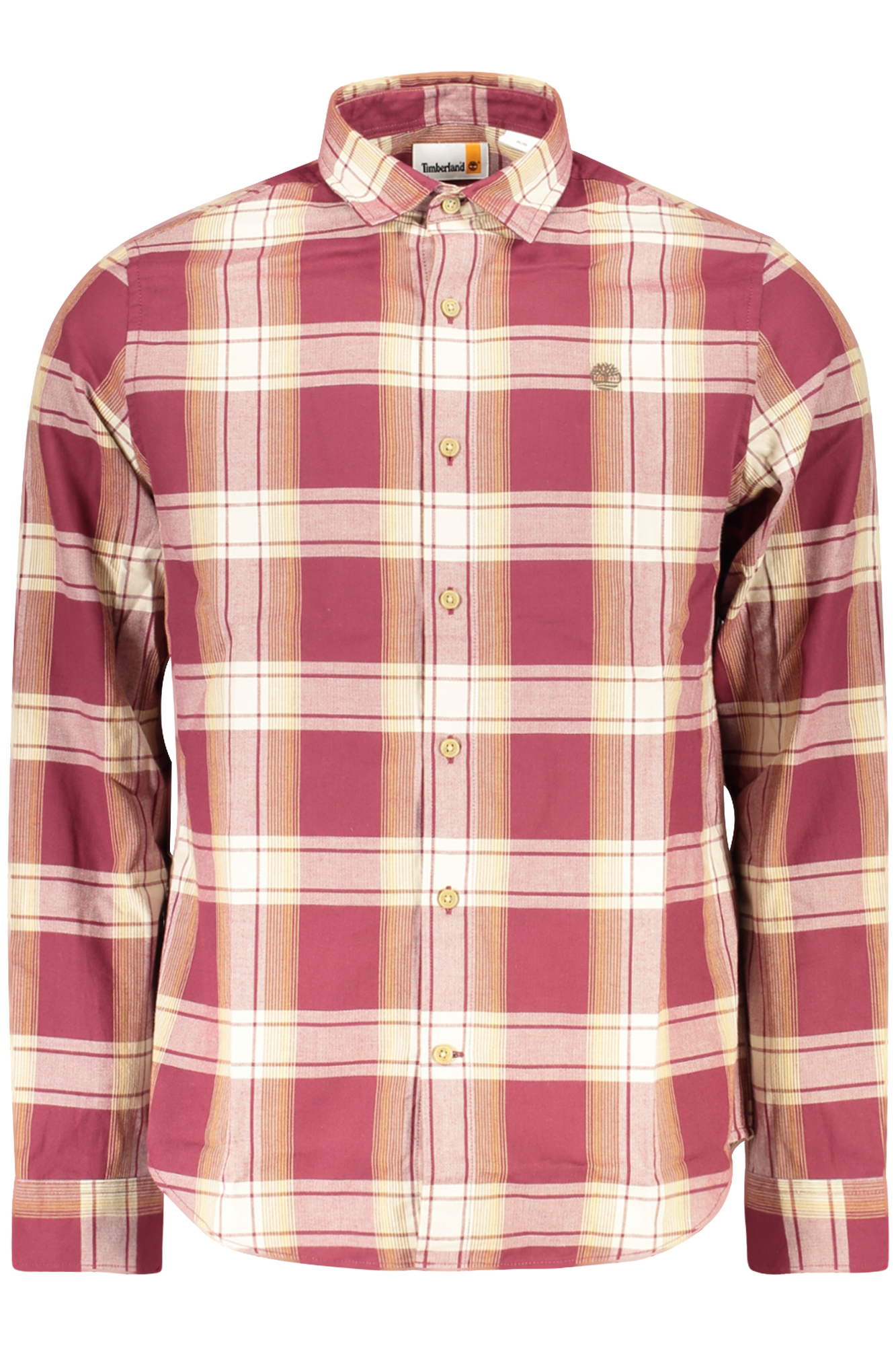 TIMBERLAND MEN LONG-SLEEVED SHIRT, RED
