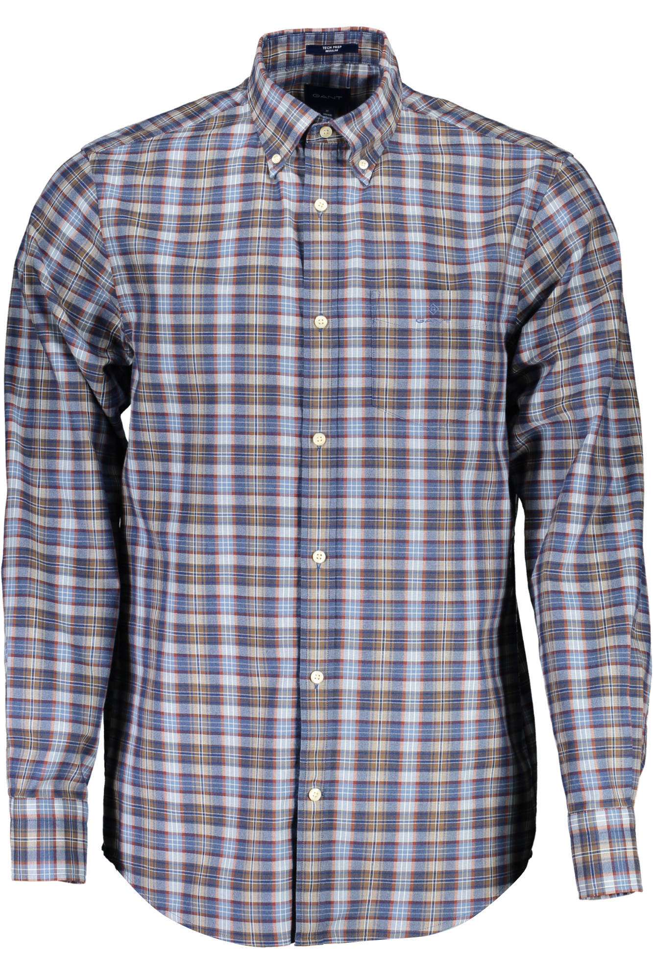 GANT MEN BLUE LONG SLEEVE SHIRT GANT MEN BLUE LONG SLEEVE SHIRT