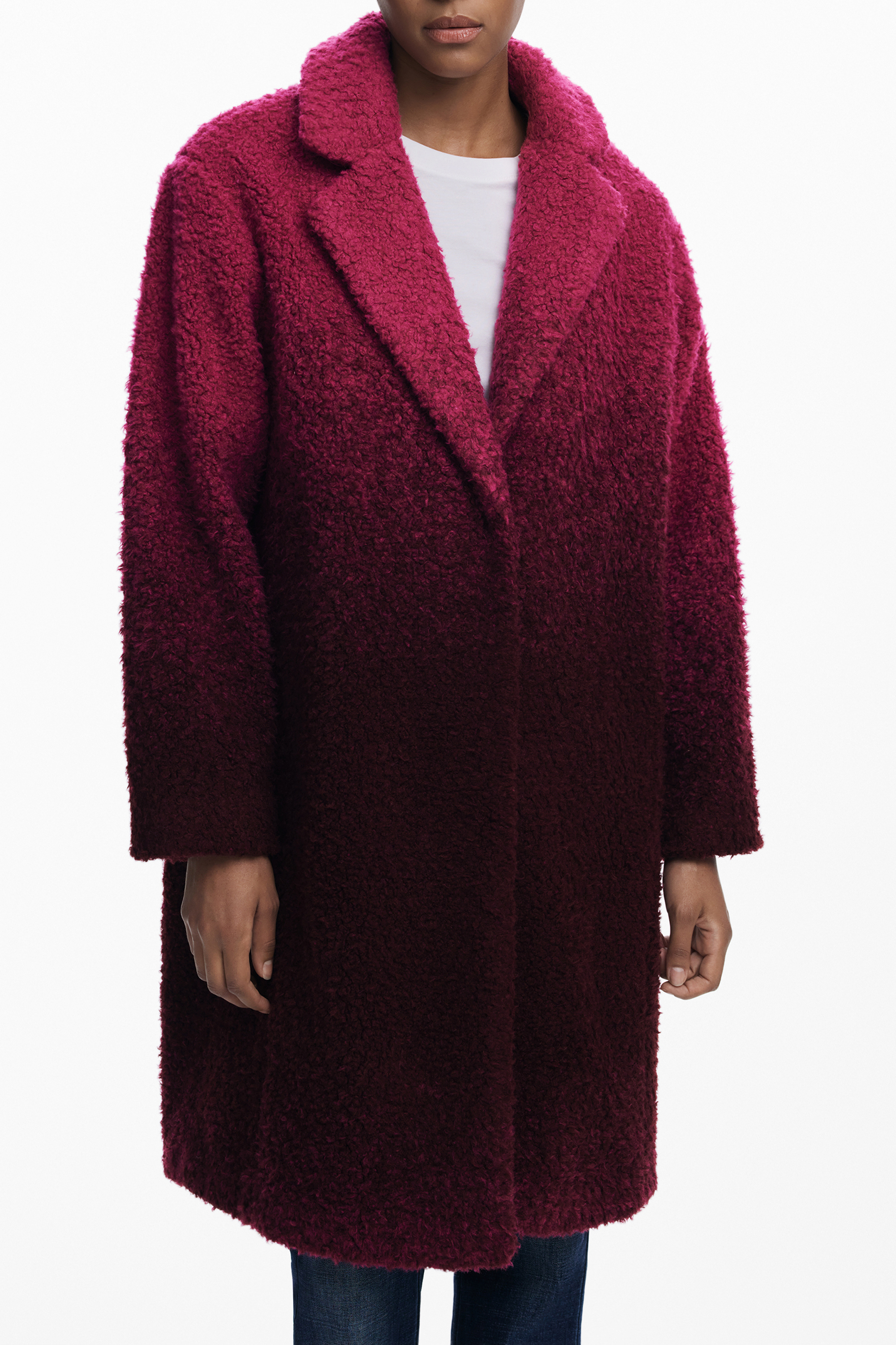 DESIGUAL WOMEN PINK COAT