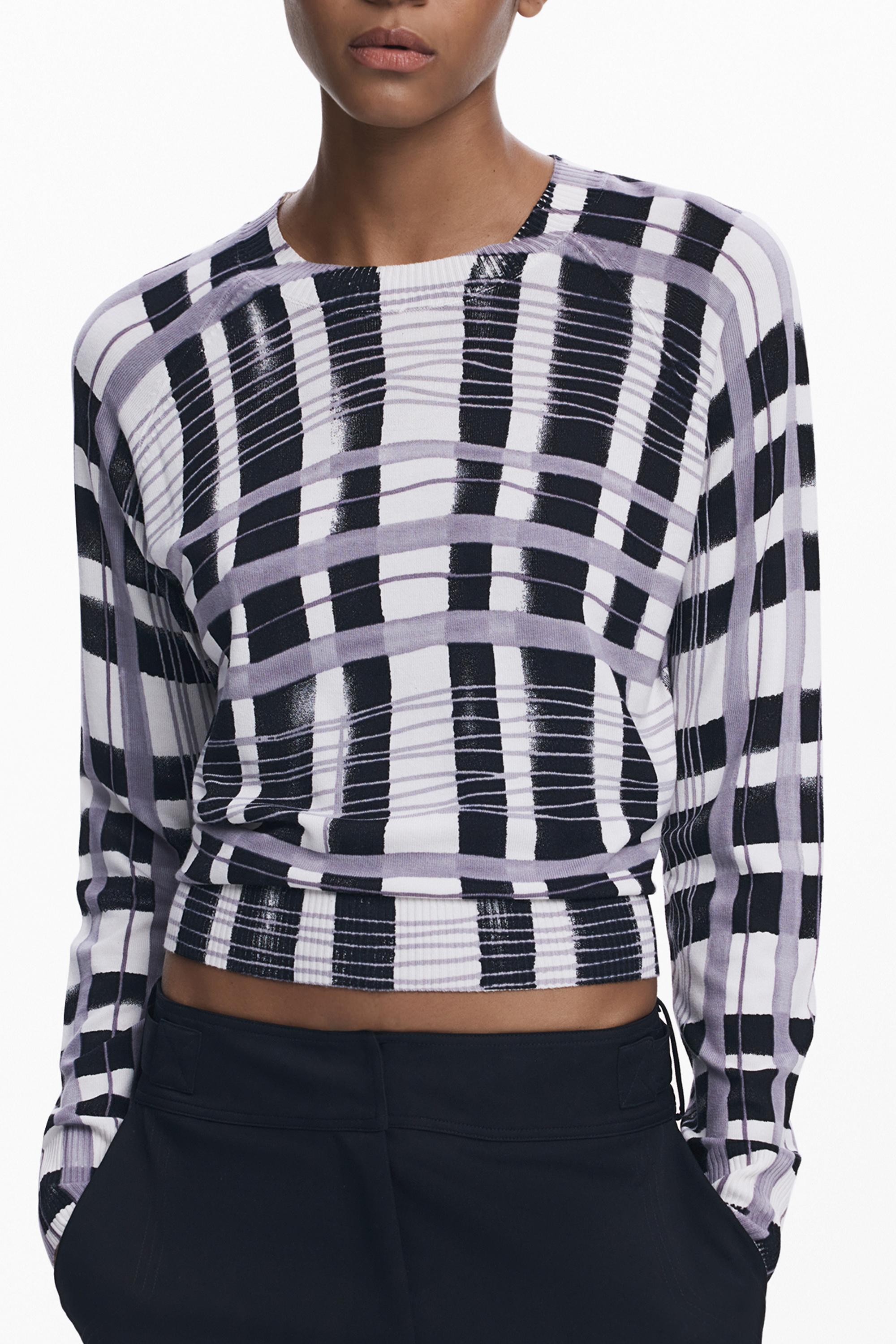 DESIGUAL WOMEN WHITE SWEATER DESIGUAL WOMEN WHITE SWEATER