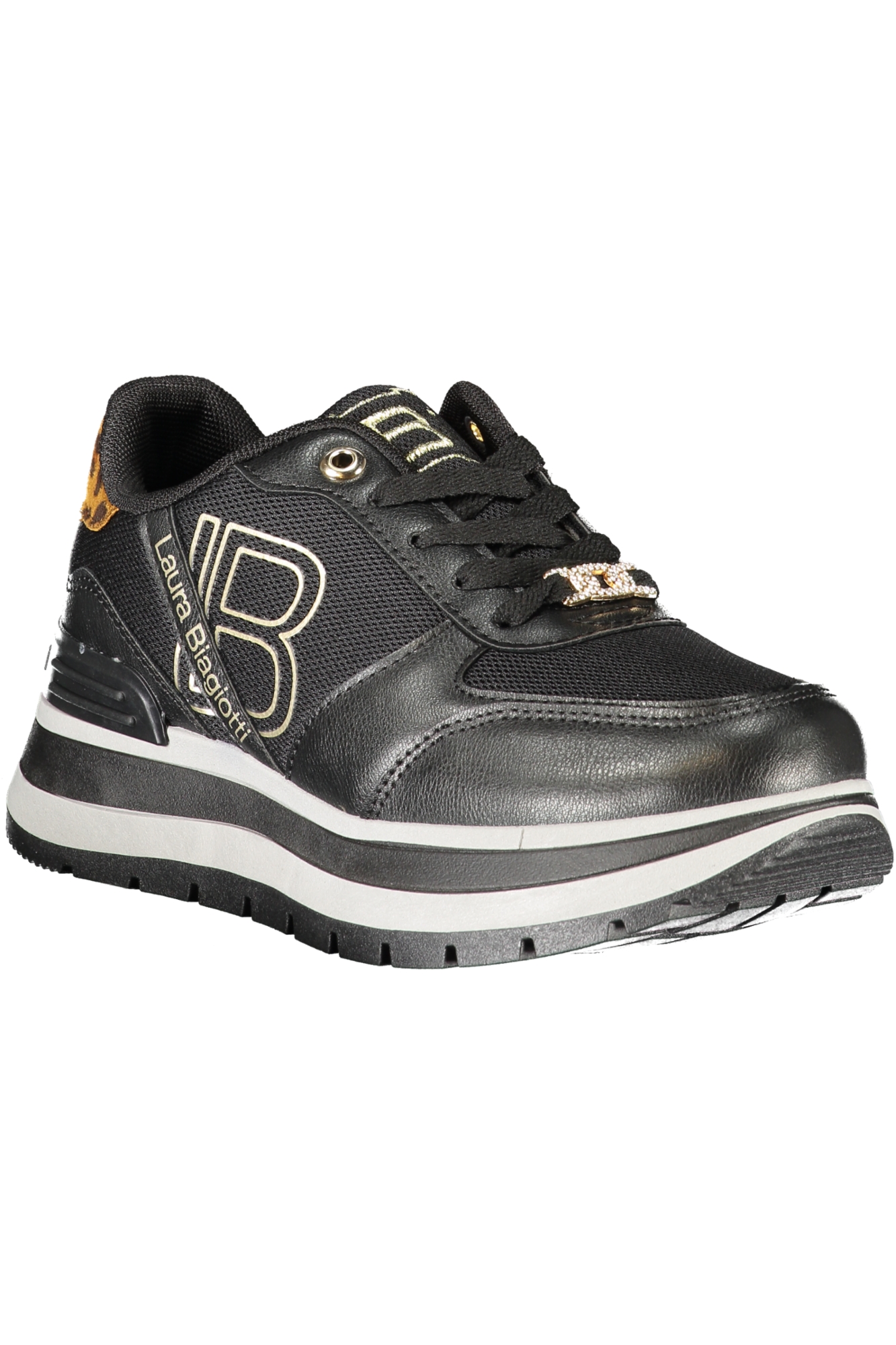 LAURA BIAGIOTTI WOMEN BLACK SPORTS SHOES