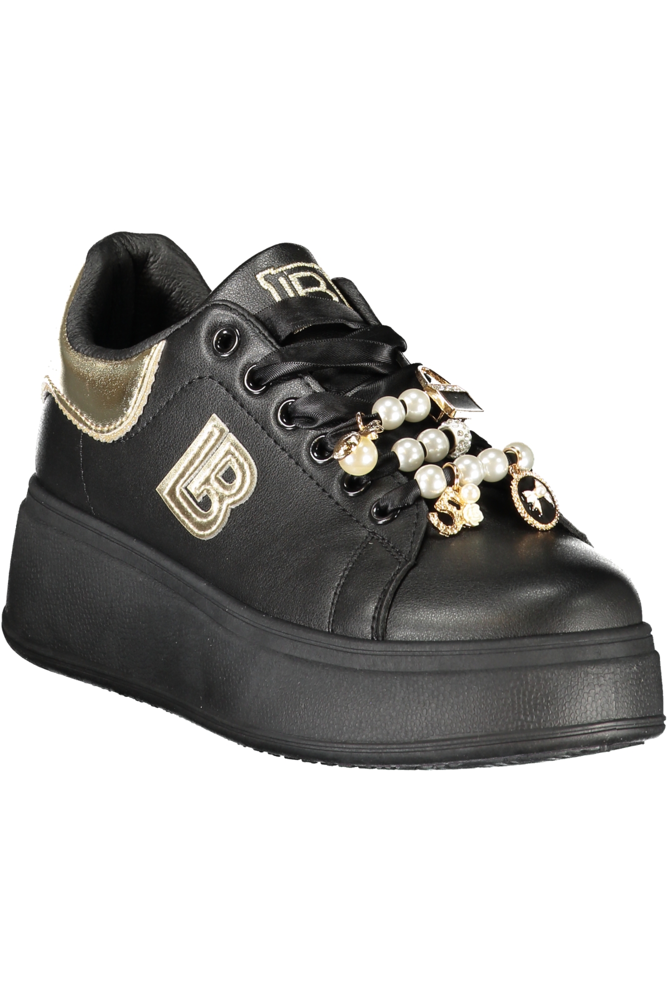 LAURA BIAGIOTTI WOMEN BLACK SPORTS SHOES