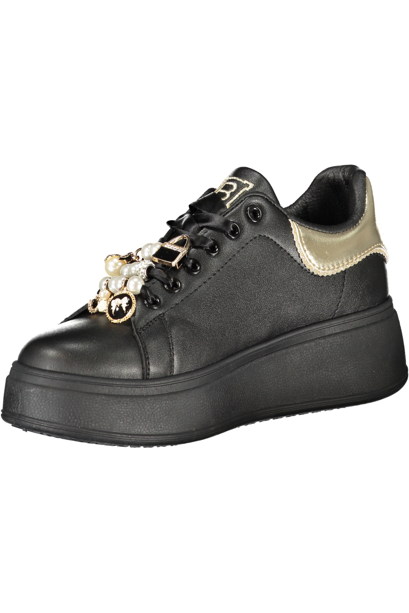 LAURA BIAGIOTTI WOMEN BLACK SPORTS SHOES