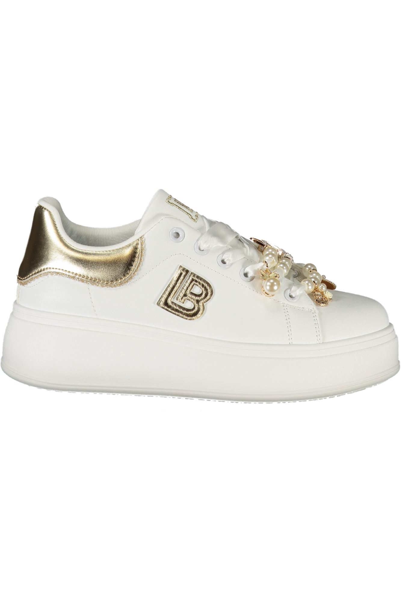 LAURA BIAGIOTTI WOMEN WHITE SPORTS SHOES LAURA BIAGIOTTI WOMEN WHITE SPORTS SHOES