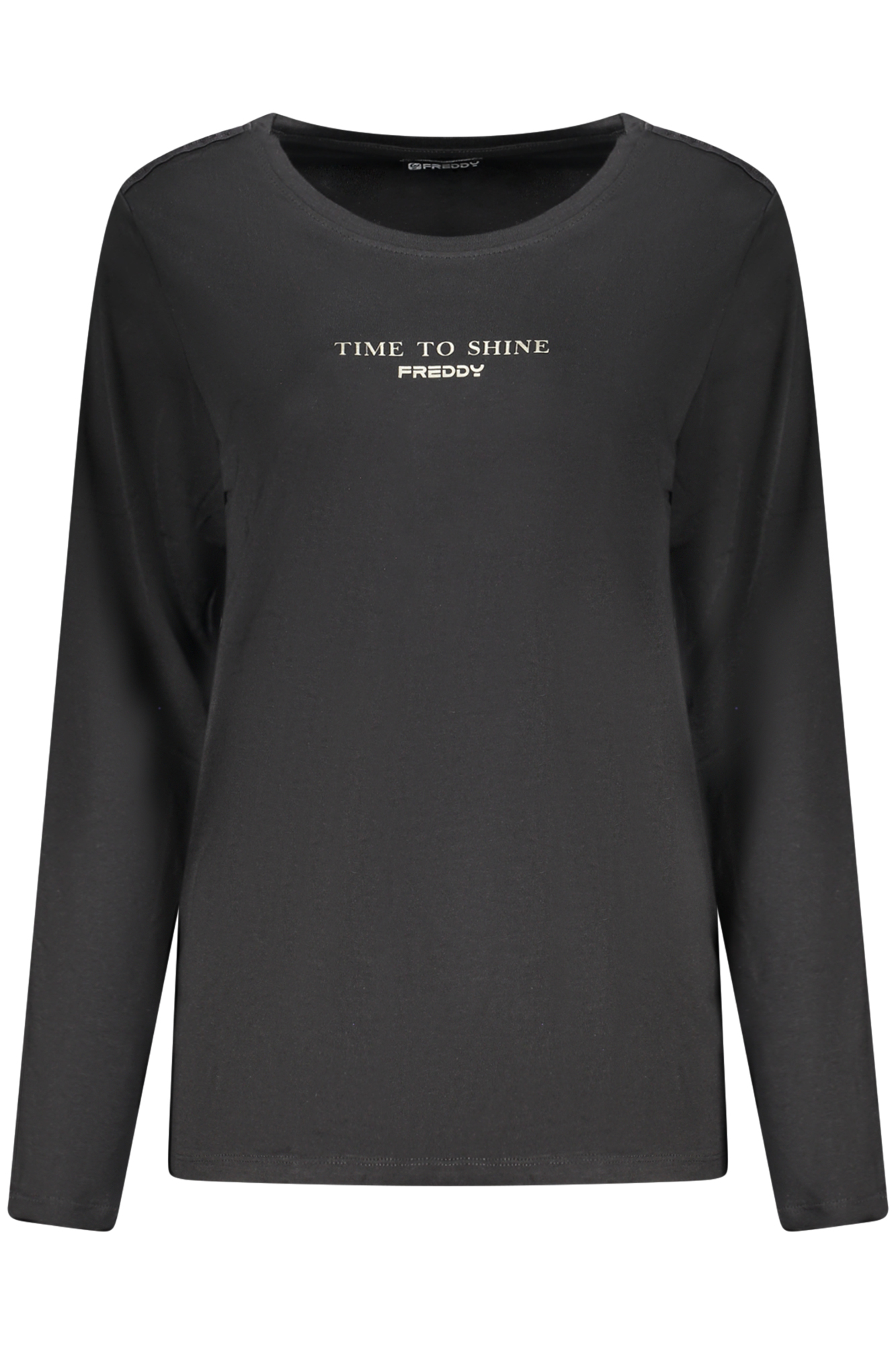 FREDDY WOMEN LONG-SLEEVED T-SHIRT BLACK