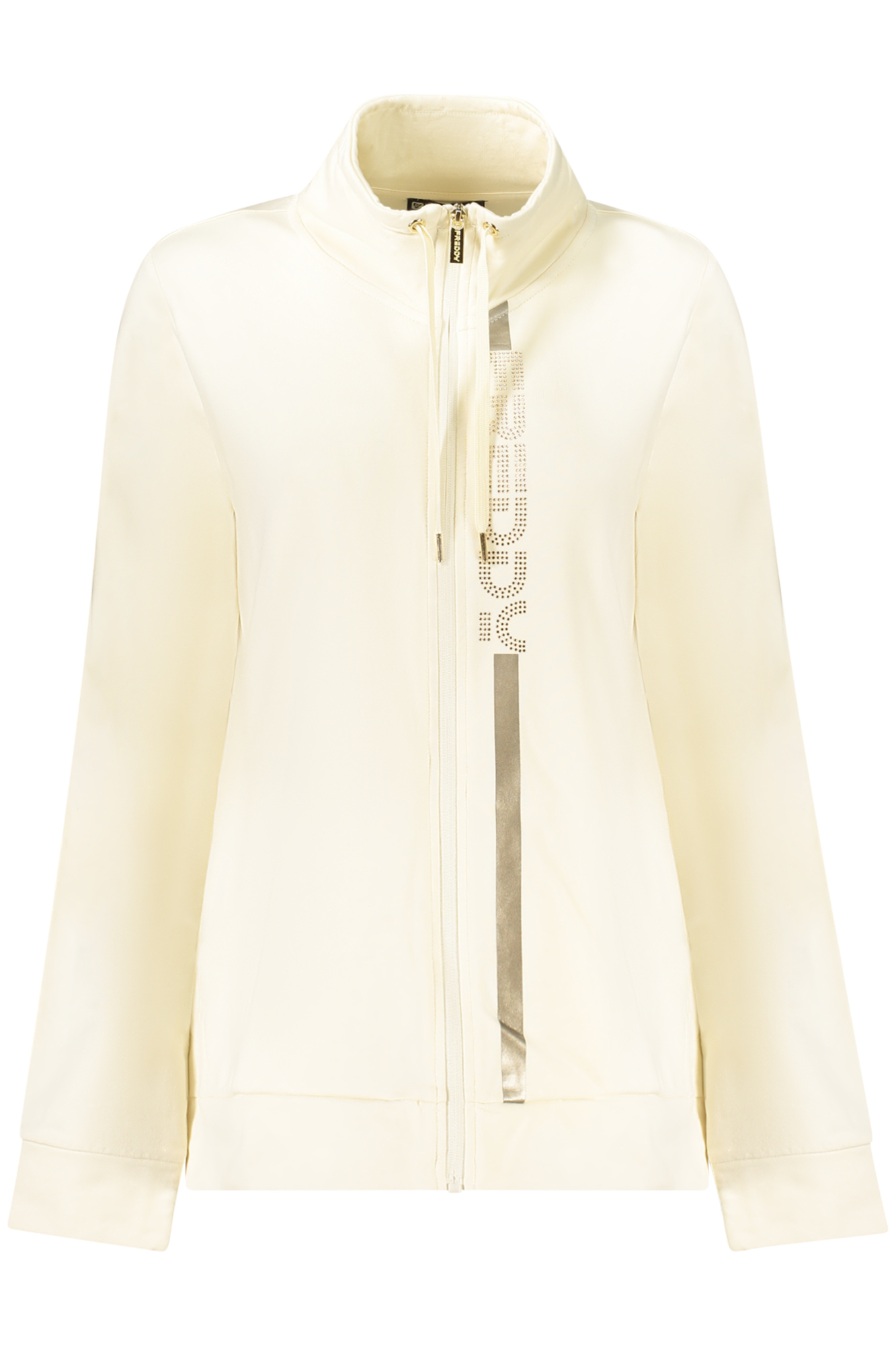 FREDDY WOMEN WHITE ZIP-UP SWEATSHIRT FREDDY WOMEN WHITE ZIP-UP SWEATSHIRT