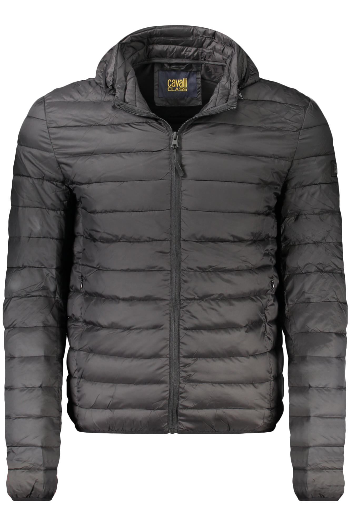 CAVALLI CLASS MEN BLACK JACKET CAVALLI CLASS MEN BLACK JACKET