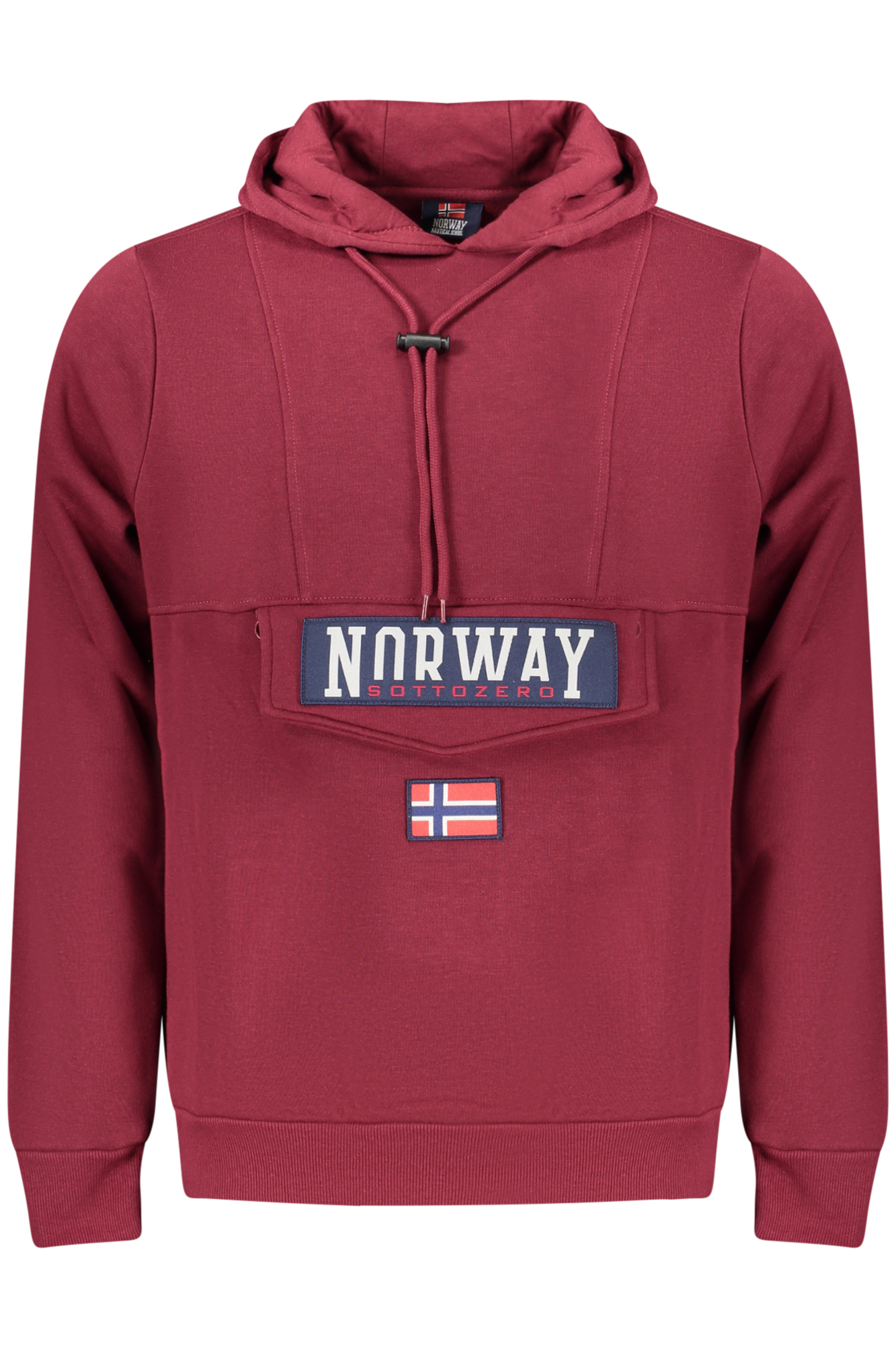 NORWAY 1963 MEN PURPLE ZIP-UP SWEATSHIRT