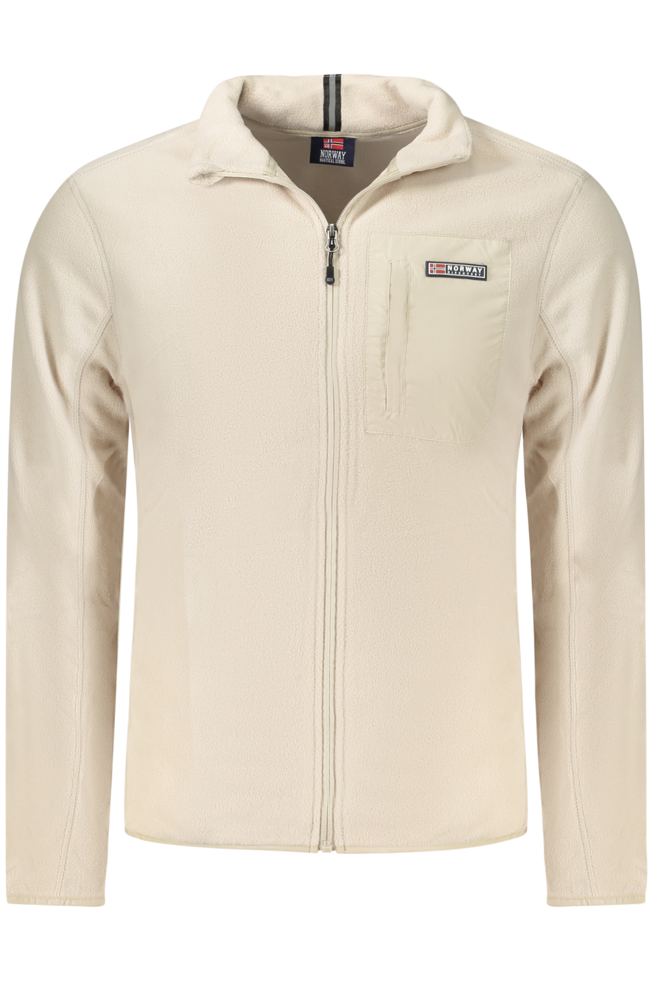 NORWAY 1963 MEN BEIGE ZIP-UP SWEATSHIRT