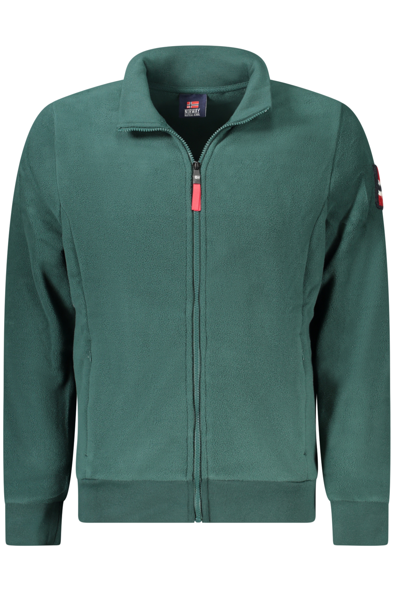 NORWAY 1963 MEN GREEN ZIP-UP SWEATSHIRT