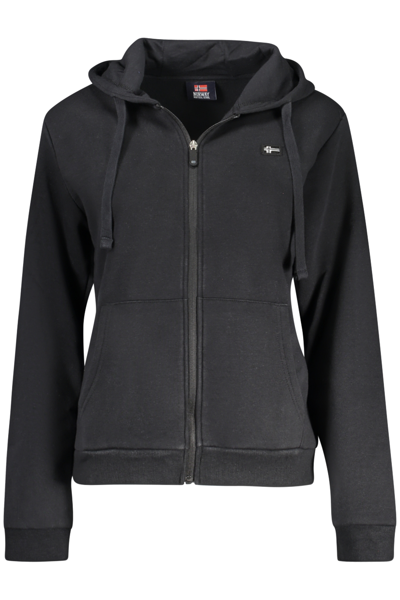 NORWAY 1963 WOMEN BLACK ZIP-UP SWEATSHIRT NORWAY 1963 WOMEN BLACK ZIP-UP SWEATSHIRT