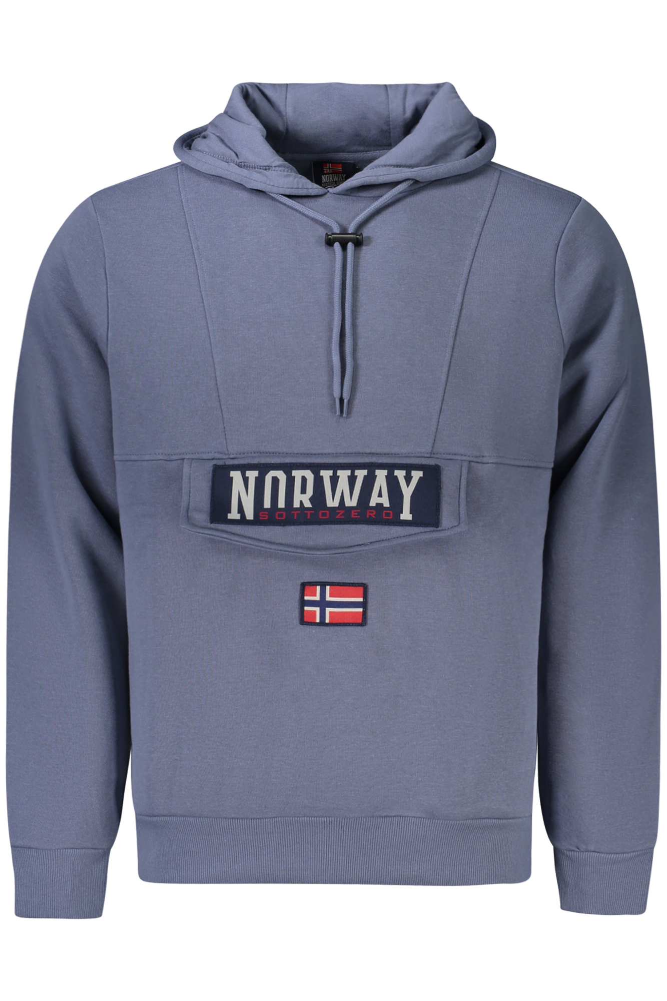 NORWAY 1963 MEN BLUE ZIP-UP SWEATSHIRT NORWAY 1963 MEN BLUE ZIP-UP SWEATSHIRT