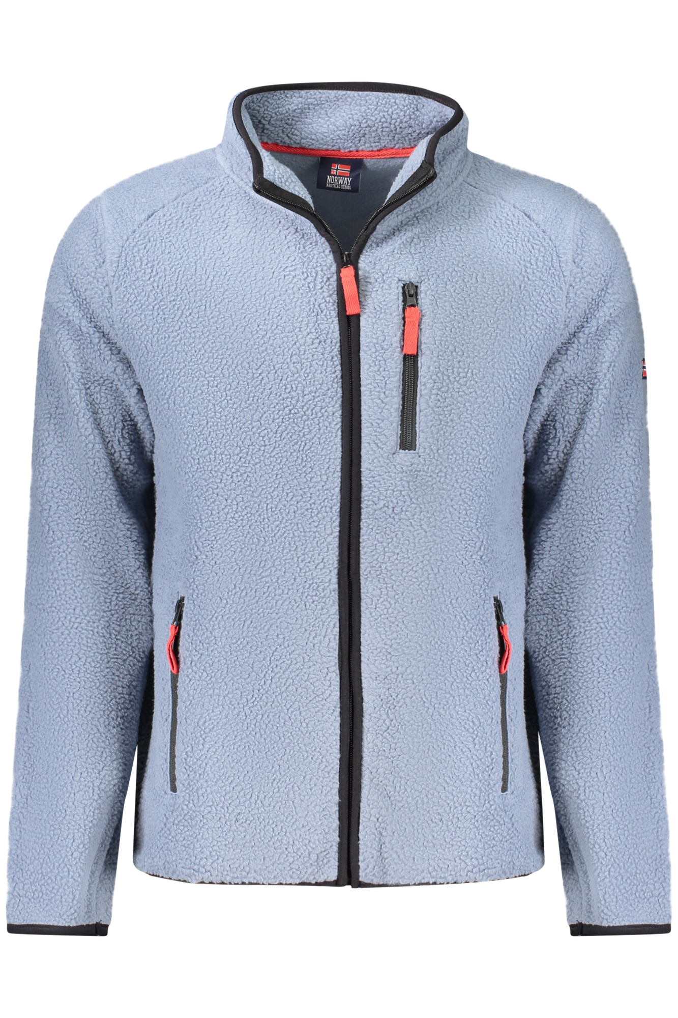 NORWAY 1963 MEN BLUE ZIP-UP SWEATSHIRT NORWAY 1963 MEN BLUE ZIP-UP SWEATSHIRT