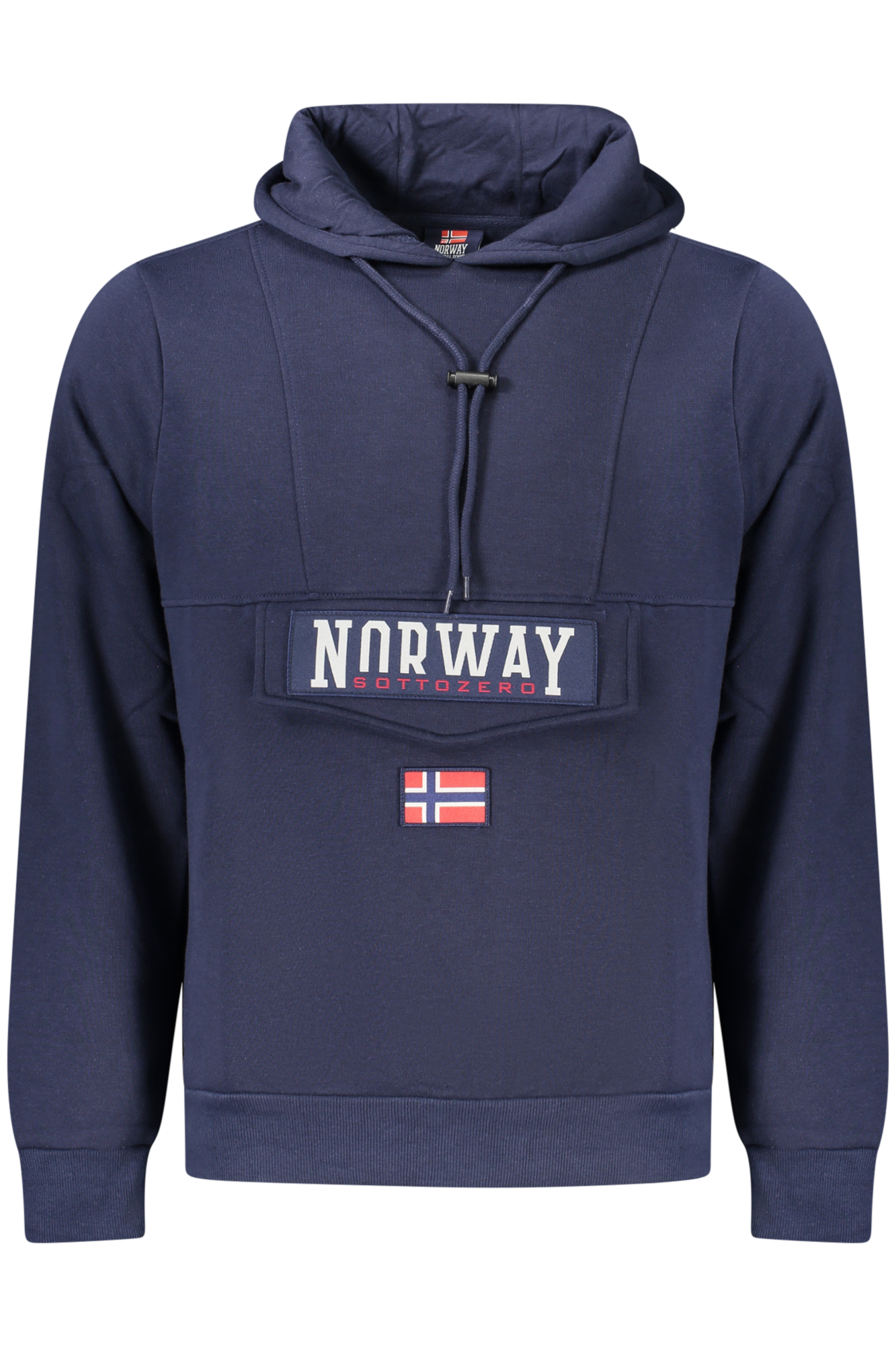 NORWAY 1963 MEN BLUE ZIP-UP SWEATSHIRT NORWAY 1963 MEN BLUE ZIP-UP SWEATSHIRT
