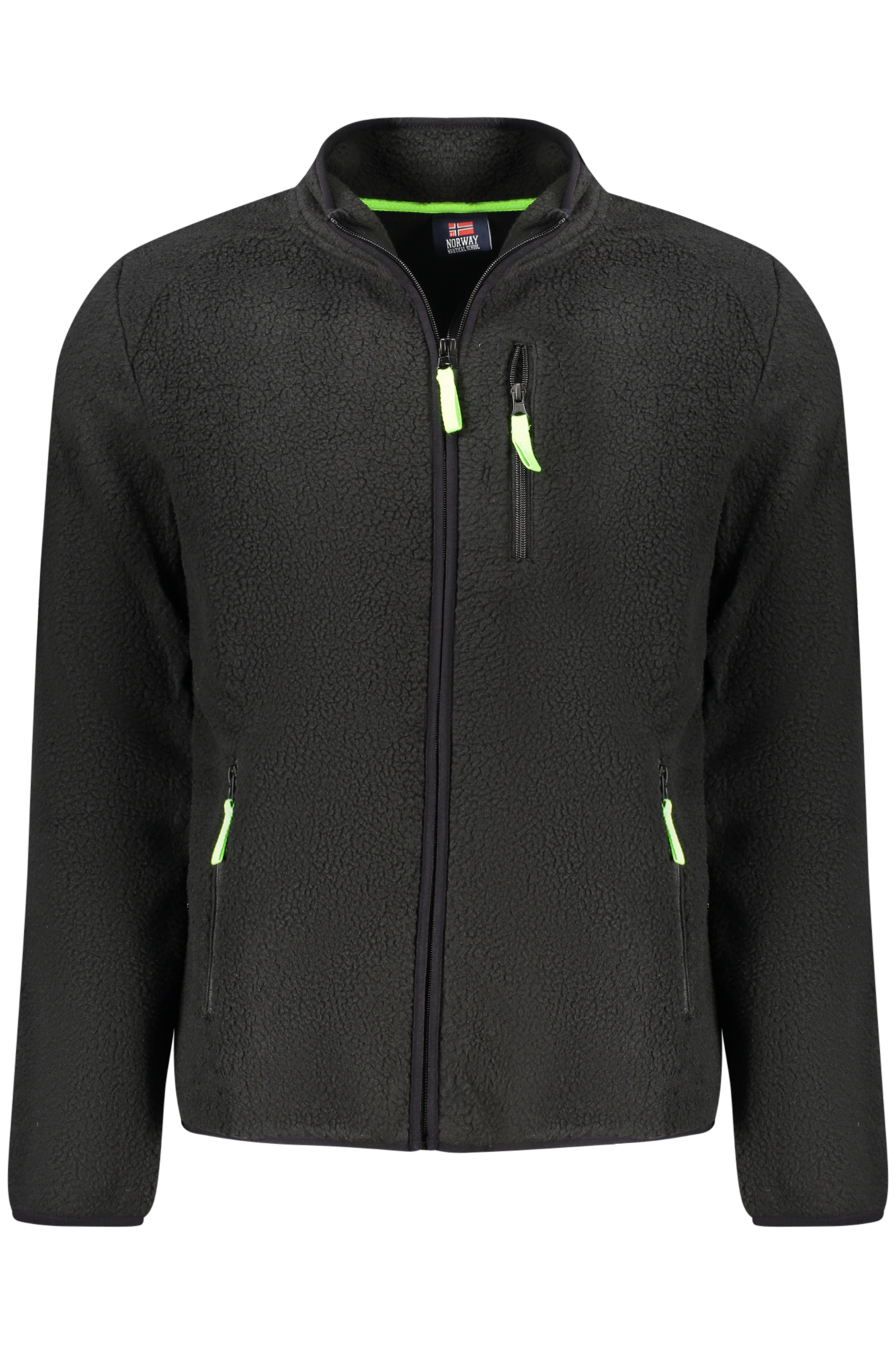 NORWAY 1963 MEN BLACK ZIP-UP SWEATSHIRT NORWAY 1963 MEN BLACK ZIP-UP SWEATSHIRT
