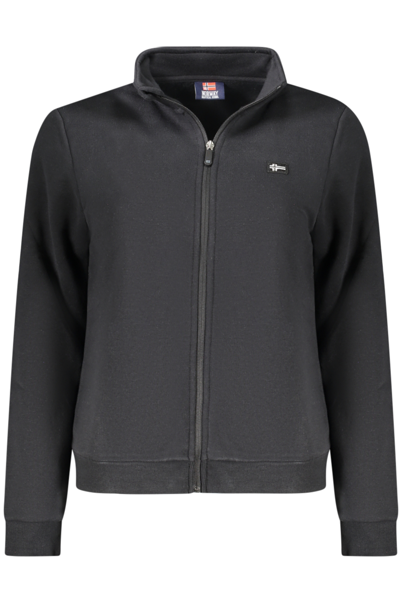 NORWAY 1963 WOMEN BLACK ZIP-UP SWEATSHIRT NORWAY 1963 WOMEN BLACK ZIP-UP SWEATSHIRT