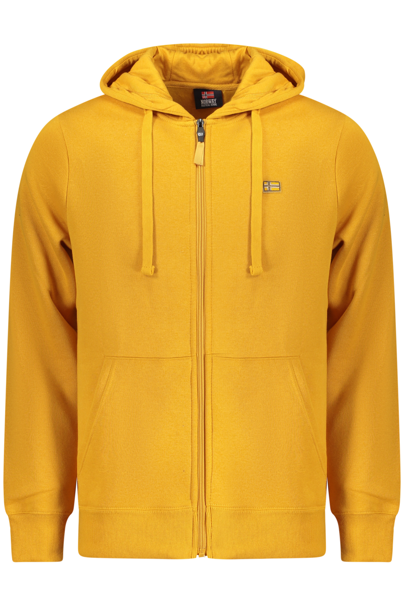 NORWAY 1963 MEN YELLOW ZIP-UP SWEATSHIRT NORWAY 1963 MEN YELLOW ZIP-UP SWEATSHIRT
