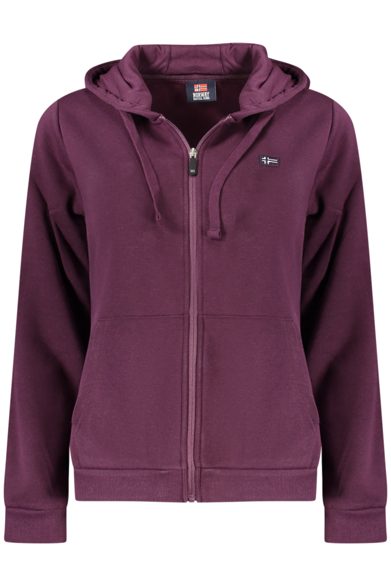 NORWAY 1963 WOMEN PURPLE ZIP-UP SWEATSHIRT NORWAY 1963 WOMEN PURPLE ZIP-UP SWEATSHIRT