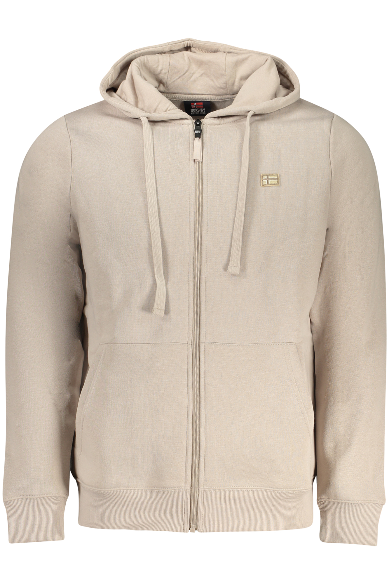 NORWAY 1963 MEN BEIGE ZIP-UP SWEATSHIRT NORWAY 1963 MEN BEIGE ZIP-UP SWEATSHIRT