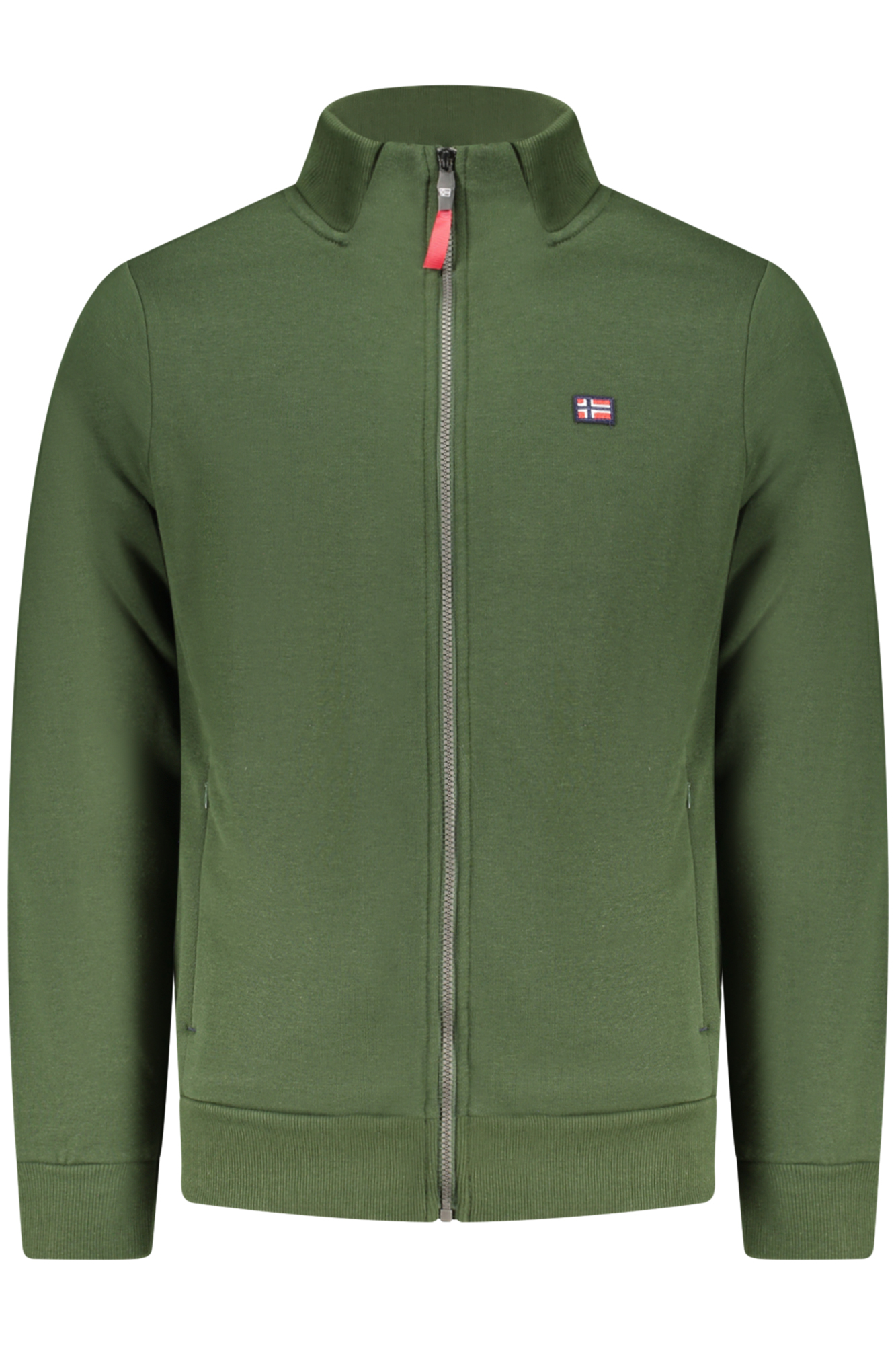 NORWAY 1963 MEN GREEN ZIP-UP SWEATSHIRT NORWAY 1963 MEN GREEN ZIP-UP SWEATSHIRT