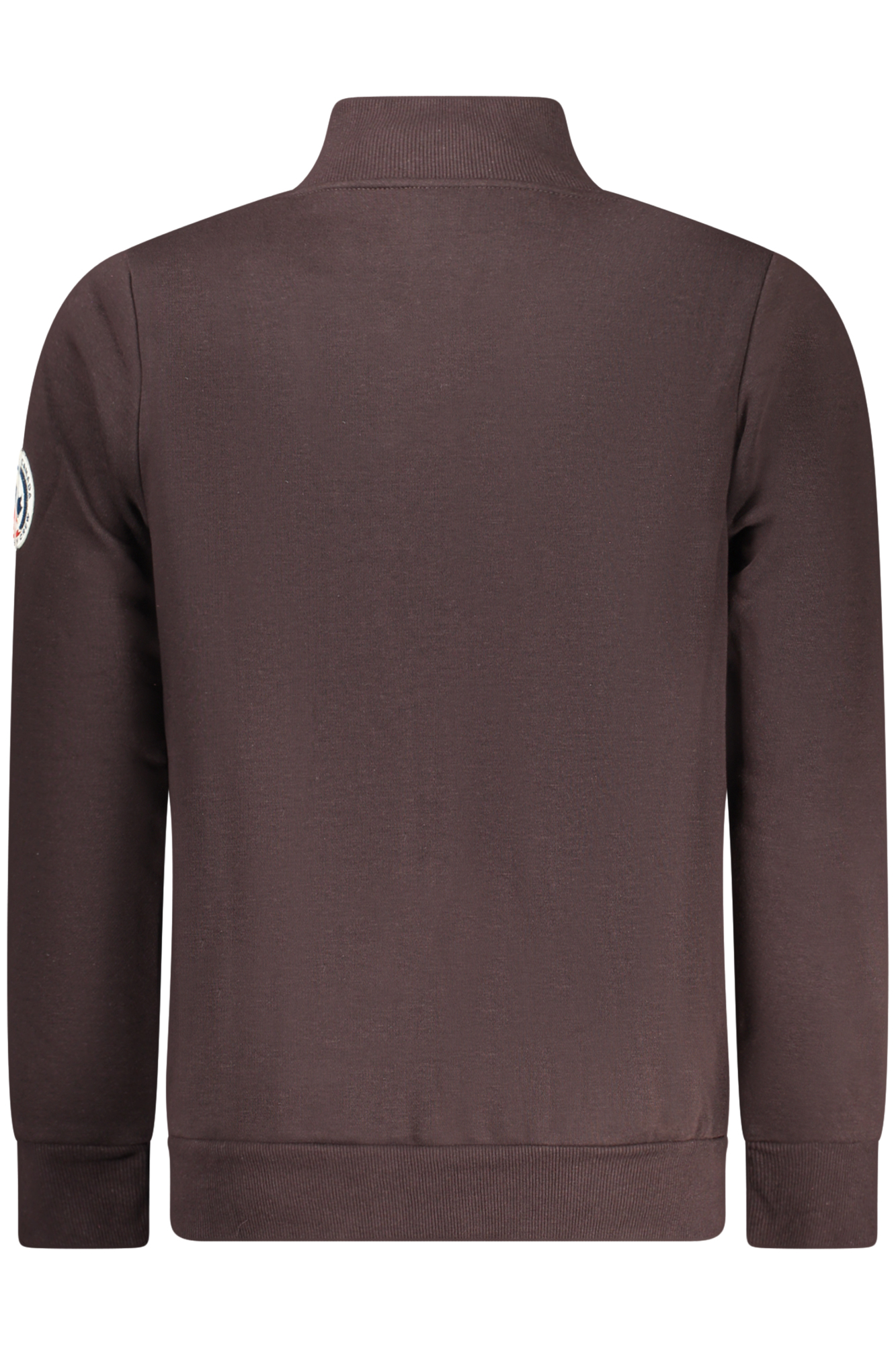 NORWAY 1963 MEN BROWN ZIP-UP SWEATSHIRT