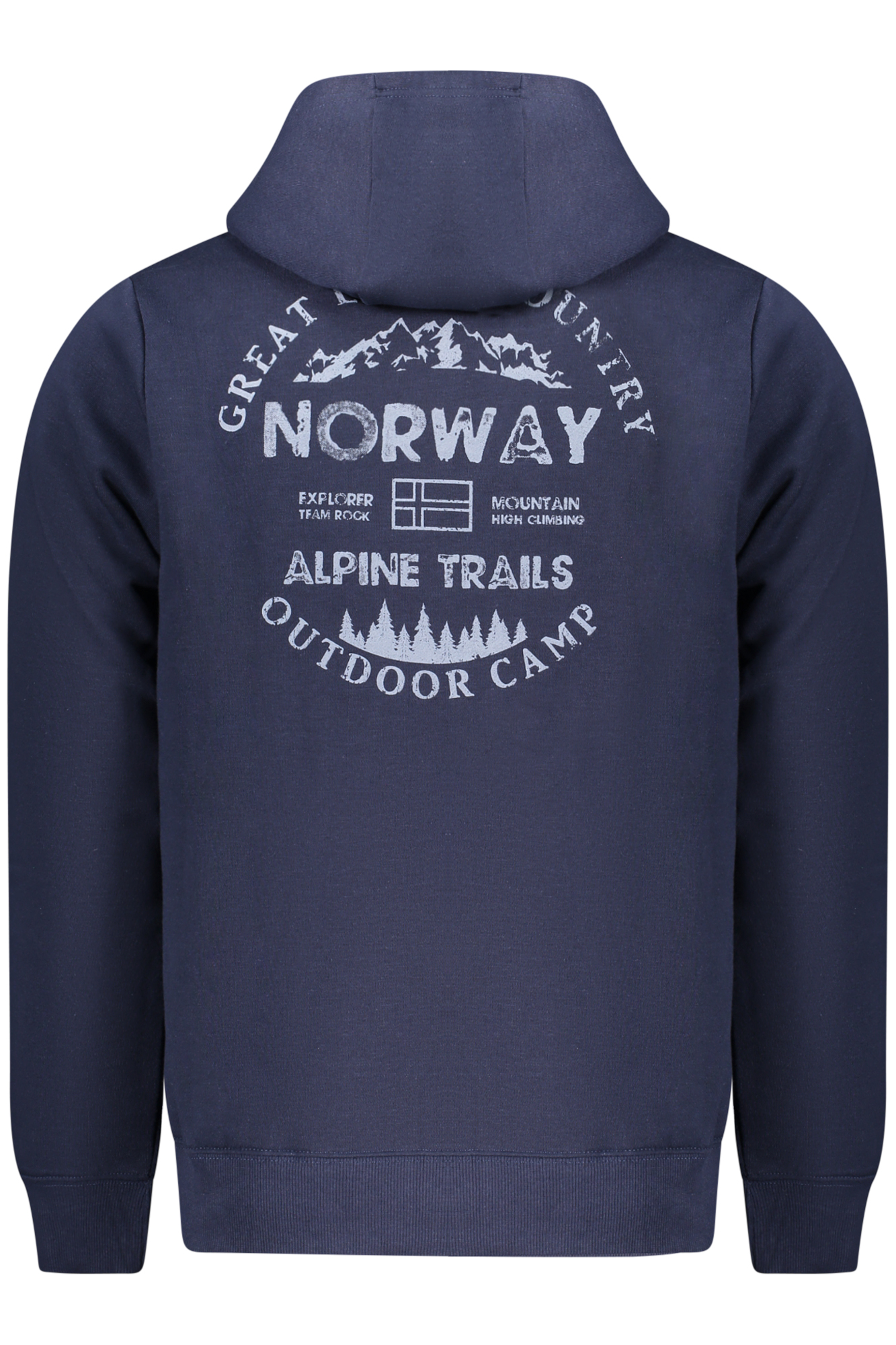 NORWAY 1963 MEN BLUE ZIP-UP SWEATSHIRT