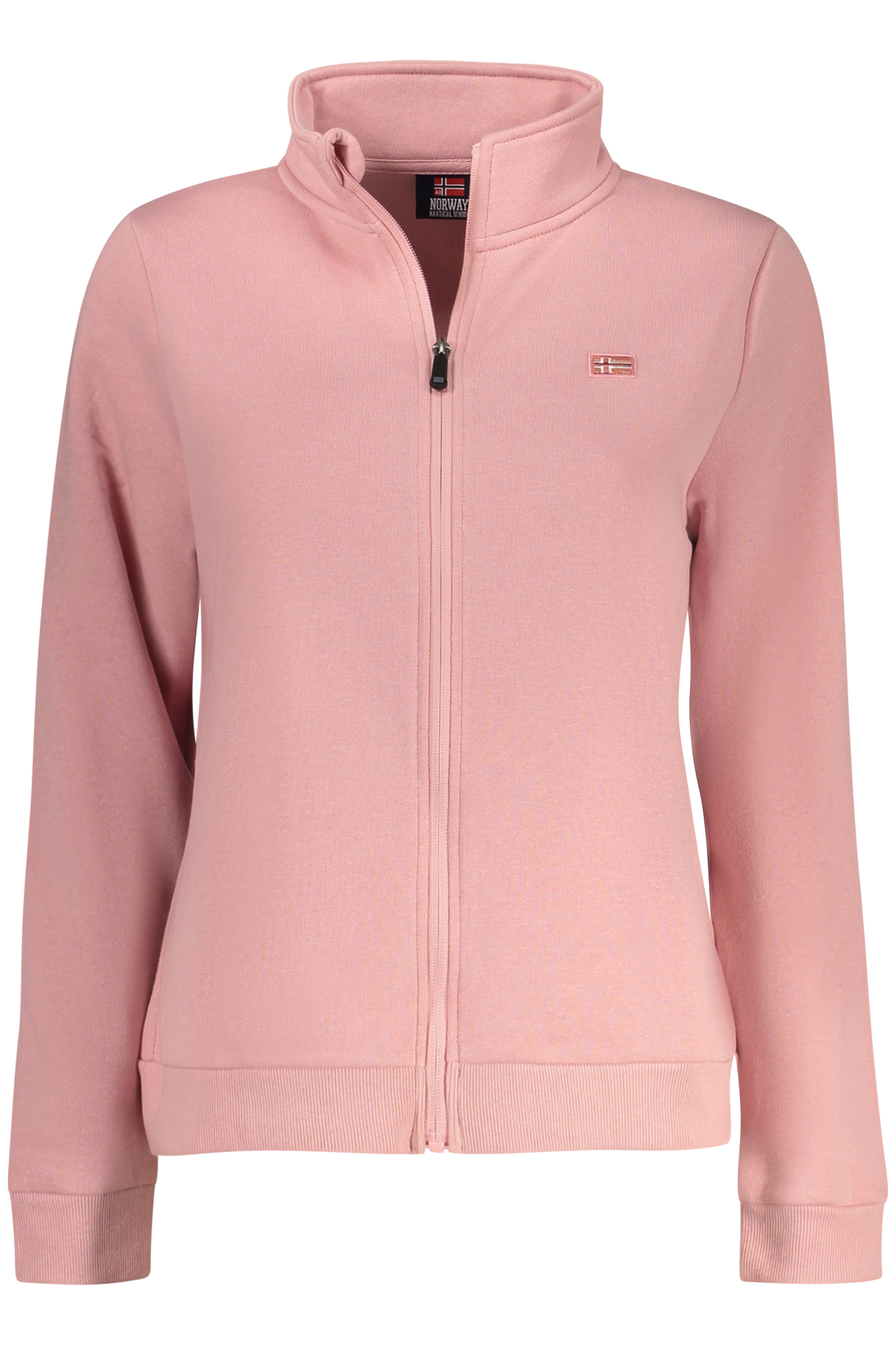 NORWAY 1963 WOMEN PINK ZIP-UP SWEATSHIRT NORWAY 1963 WOMEN PINK ZIP-UP SWEATSHIRT