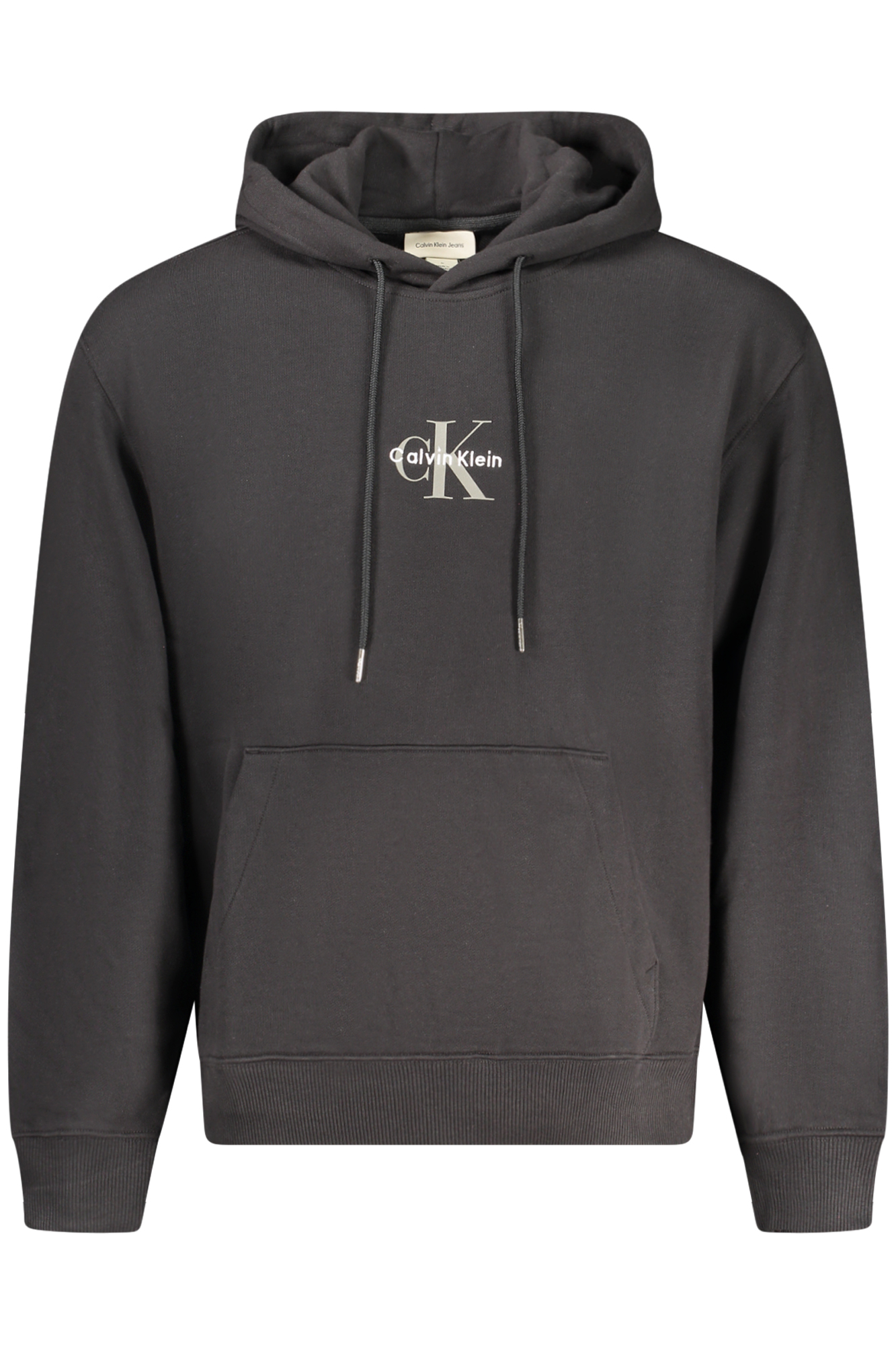 CALVIN KLEIN MEN BLACK ZIP-UP SWEATSHIRT