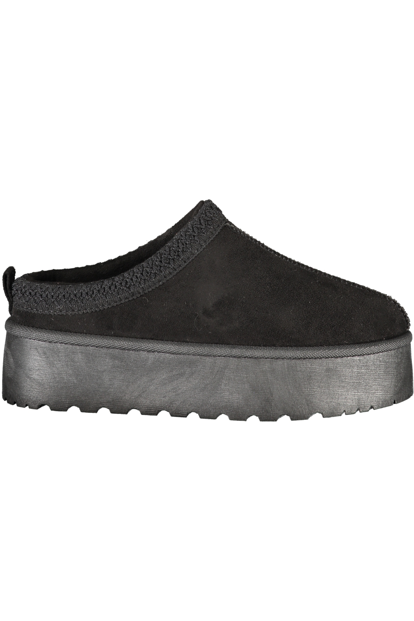 LAURA BIAGIOTTI WOMEN BLACK WINTER CLOG FOOTWEAR LAURA BIAGIOTTI WOMEN BLACK WINTER CLOG FOOTWEAR