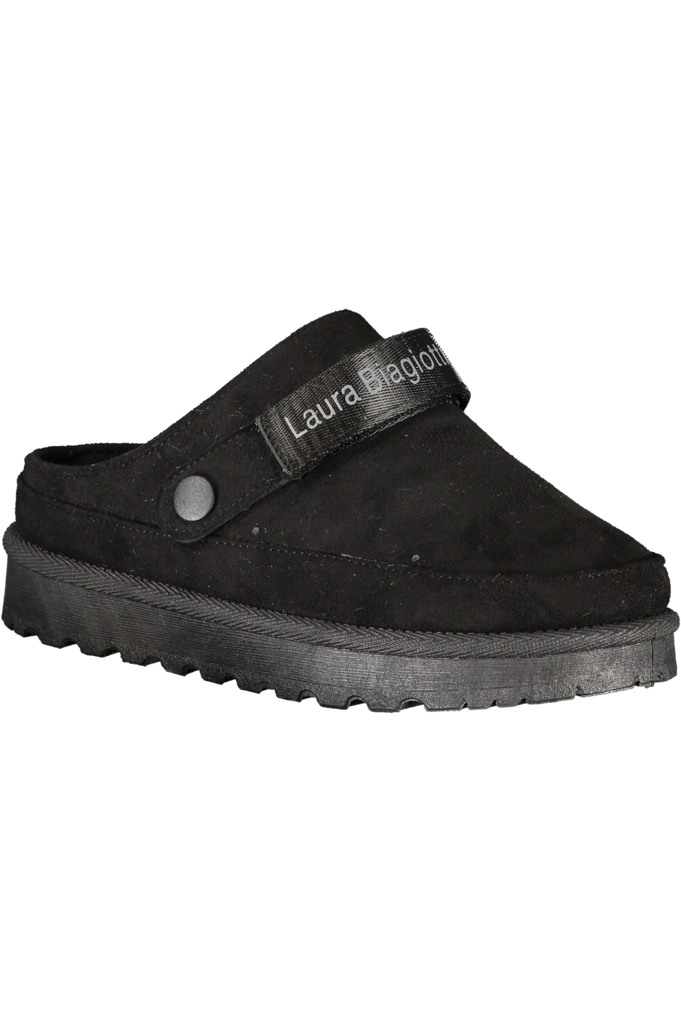 LAURA BIAGIOTTI WOMEN BLACK WINTER CLOG FOOTWEAR