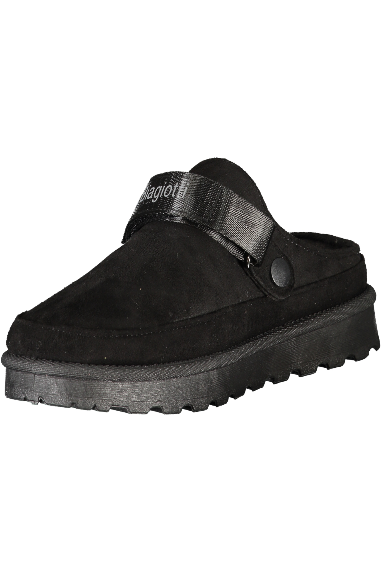 LAURA BIAGIOTTI WOMEN BLACK WINTER CLOG FOOTWEAR