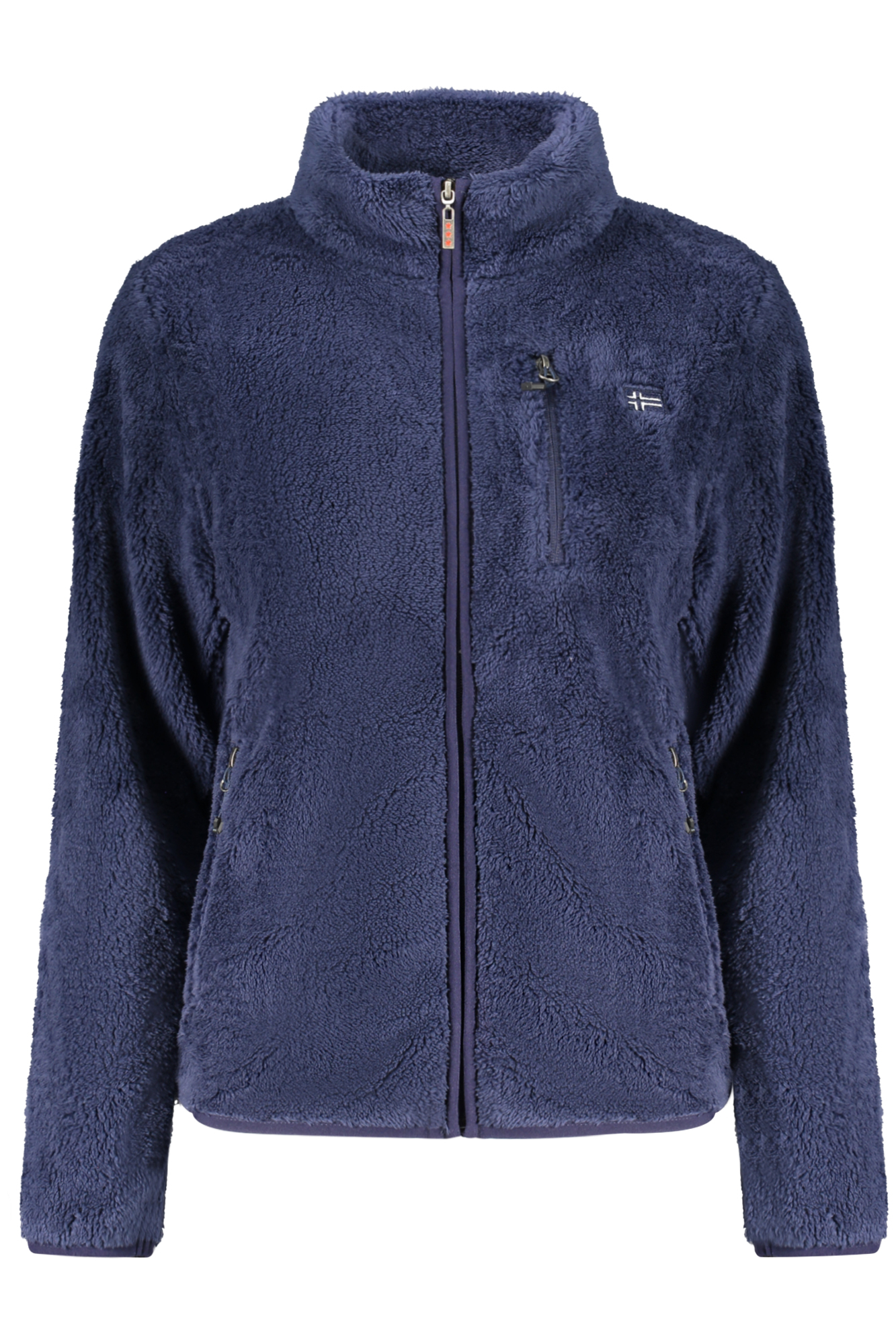 NORWAY 1963 WOMEN BLUE ZIP-UP SWEATSHIRT NORWAY 1963 WOMEN BLUE ZIP-UP SWEATSHIRT