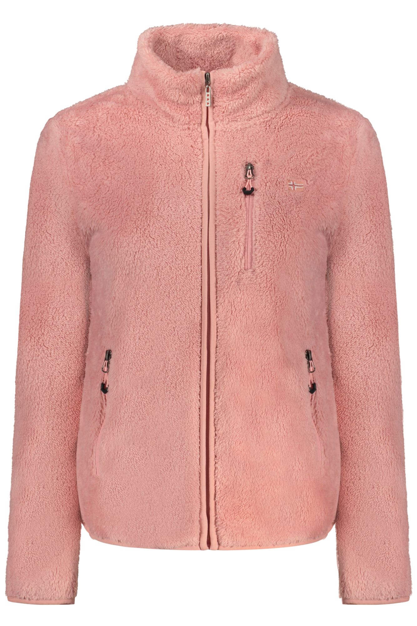 NORWAY 1963 WOMEN PINK ZIP-UP SWEATSHIRT
