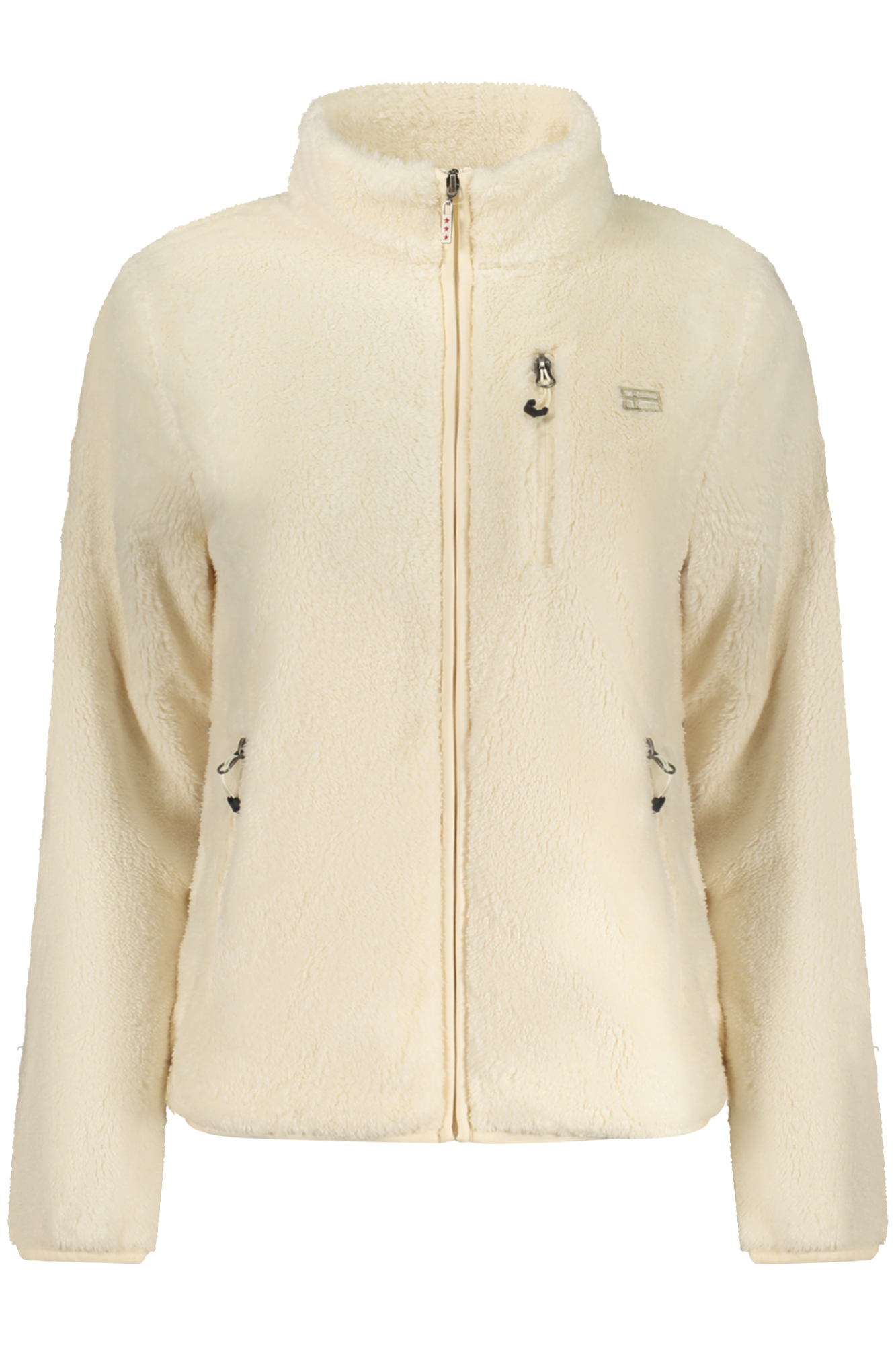 NORWAY 1963 WOMEN WHITE ZIP-UP SWEATSHIRT NORWAY 1963 WOMEN WHITE ZIP-UP SWEATSHIRT