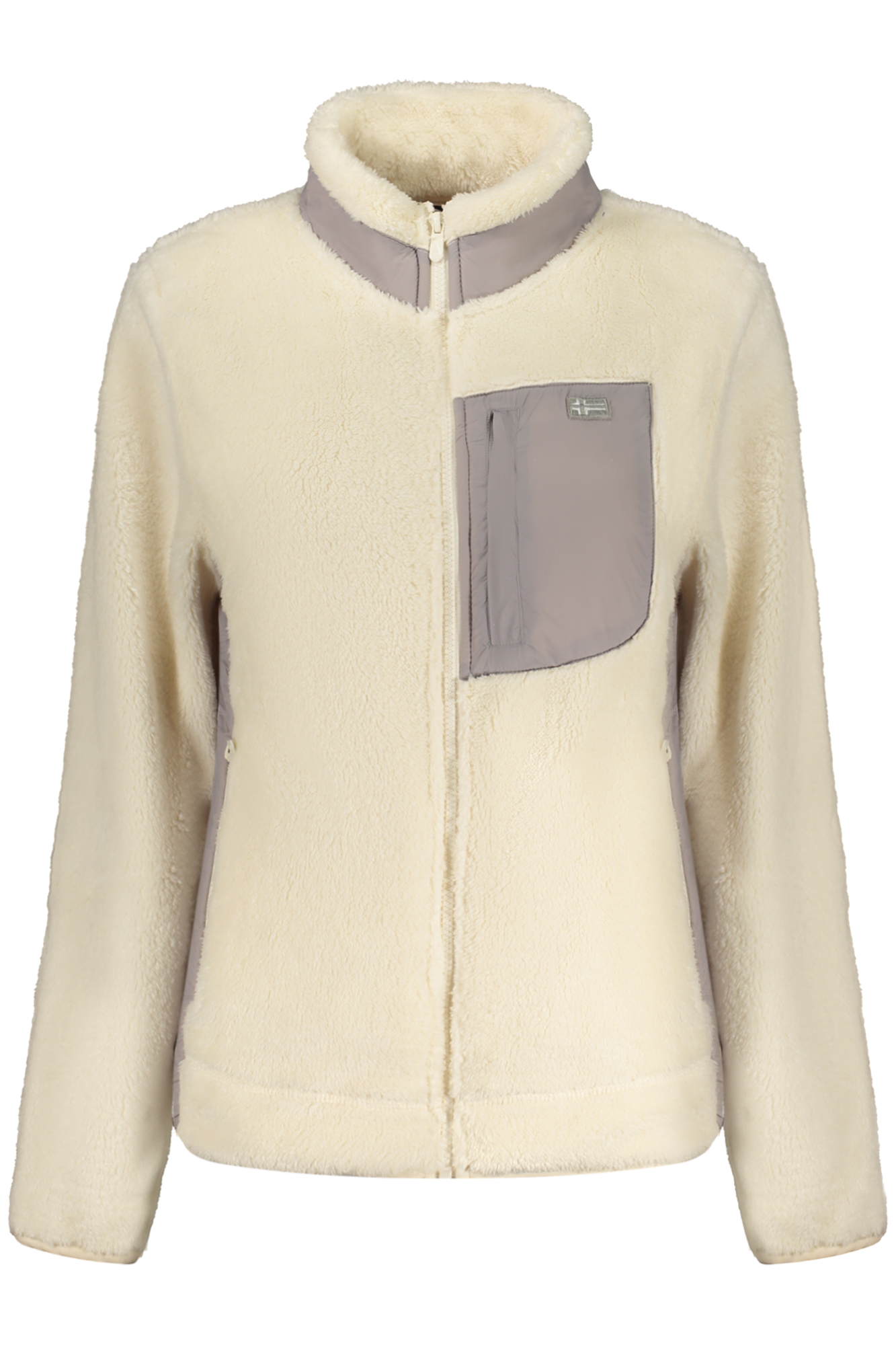 NORWAY 1963 WOMEN WHITE ZIP-UP SWEATSHIRT NORWAY 1963 WOMEN WHITE ZIP-UP SWEATSHIRT