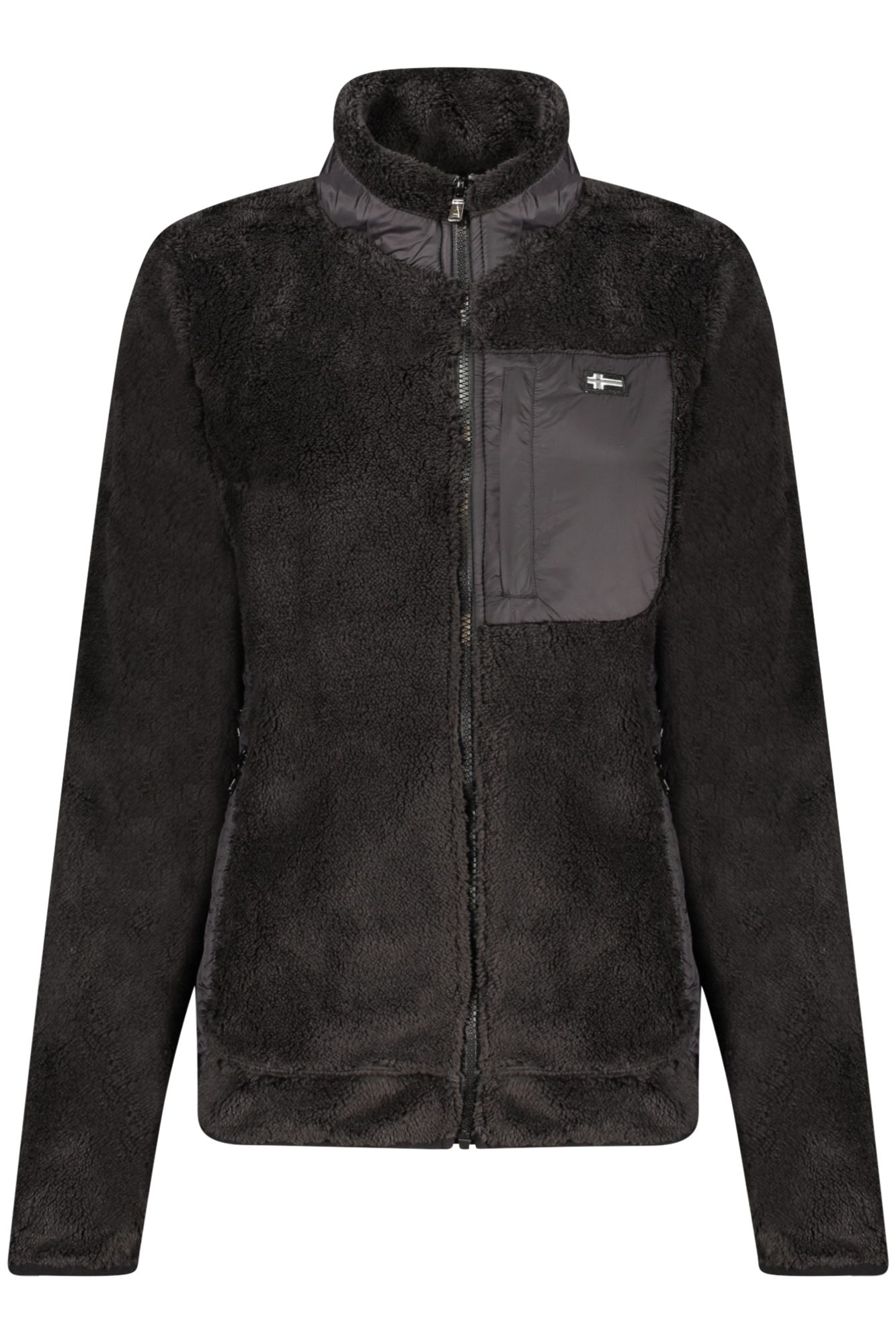 NORWAY 1963 WOMEN BLACK ZIP-UP SWEATSHIRT NORWAY 1963 WOMEN BLACK ZIP-UP SWEATSHIRT