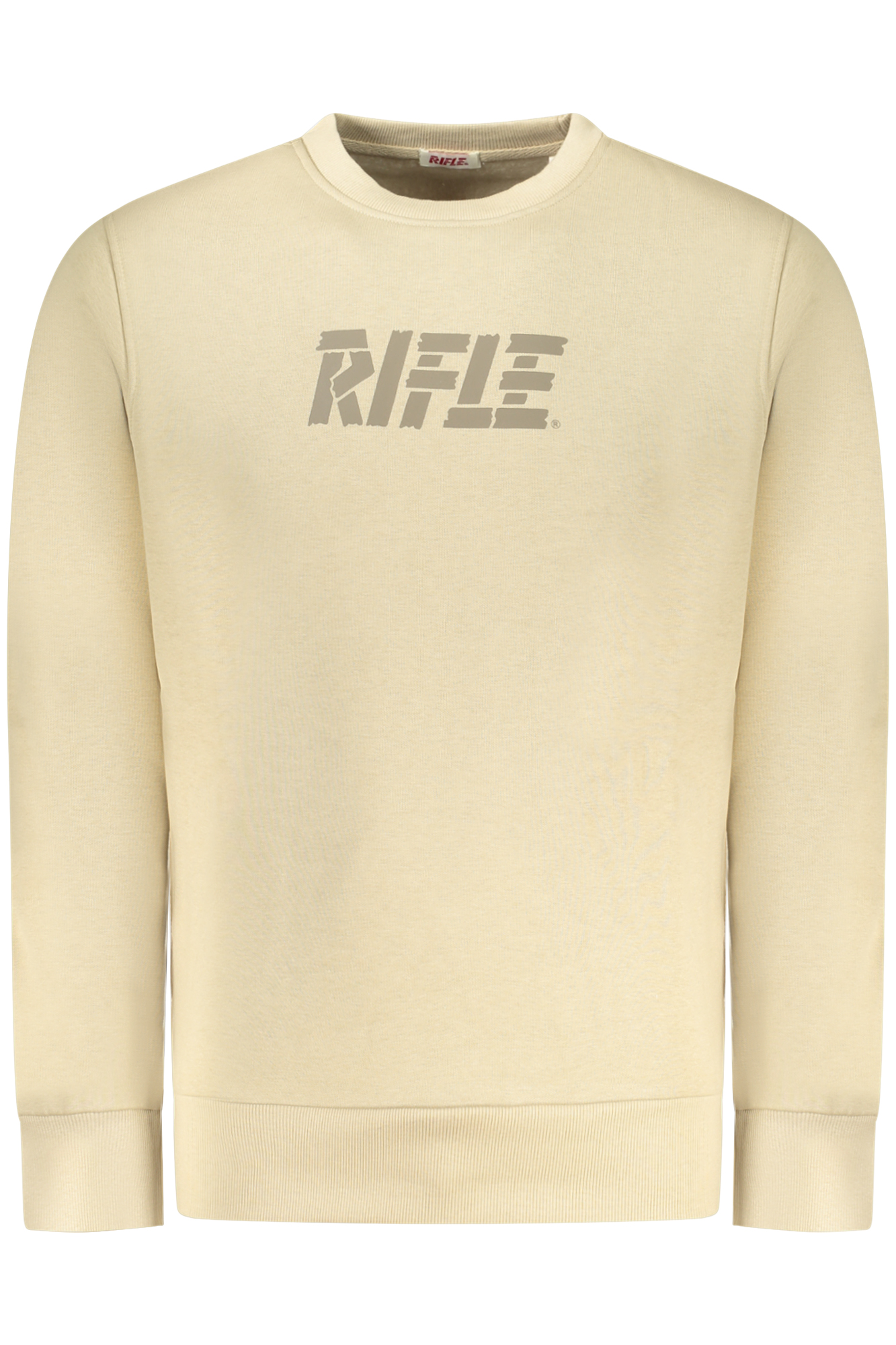 RIFLE MEN ZIP-UP SWEATSHIRT BEIGE RIFLE MEN ZIP-UP SWEATSHIRT BEIGE