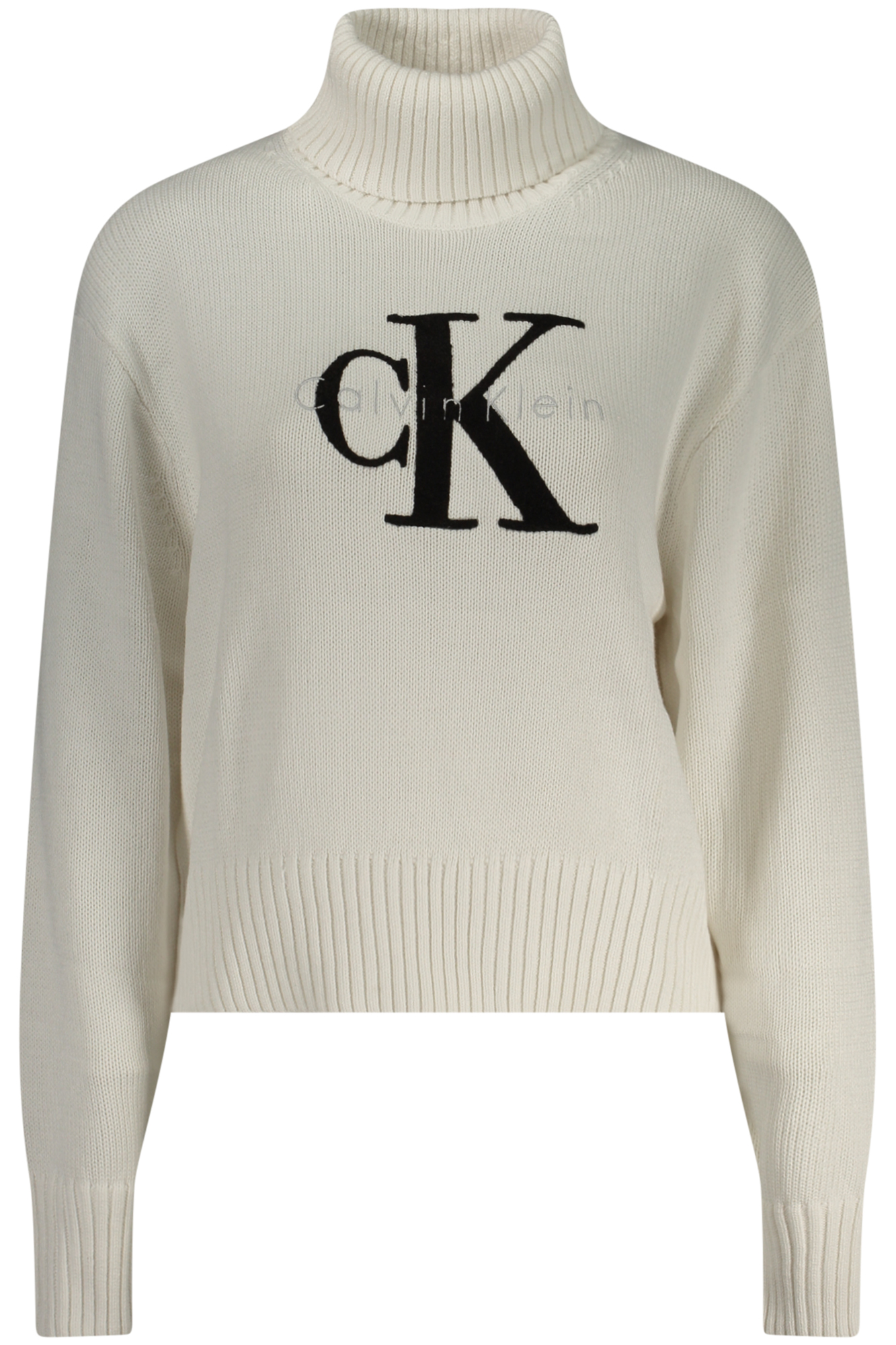 CALVIN KLEIN WOMEN WHITE SWEATER CALVIN KLEIN WOMEN WHITE SWEATER