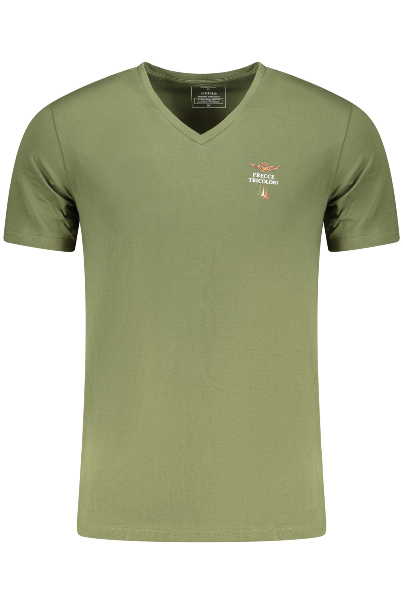 AERONAUTICA MILITARE MEN GREEN OUTDOOR T-SHIRT AERONAUTICA MILITARE MEN GREEN OUTDOOR T-SHIRT