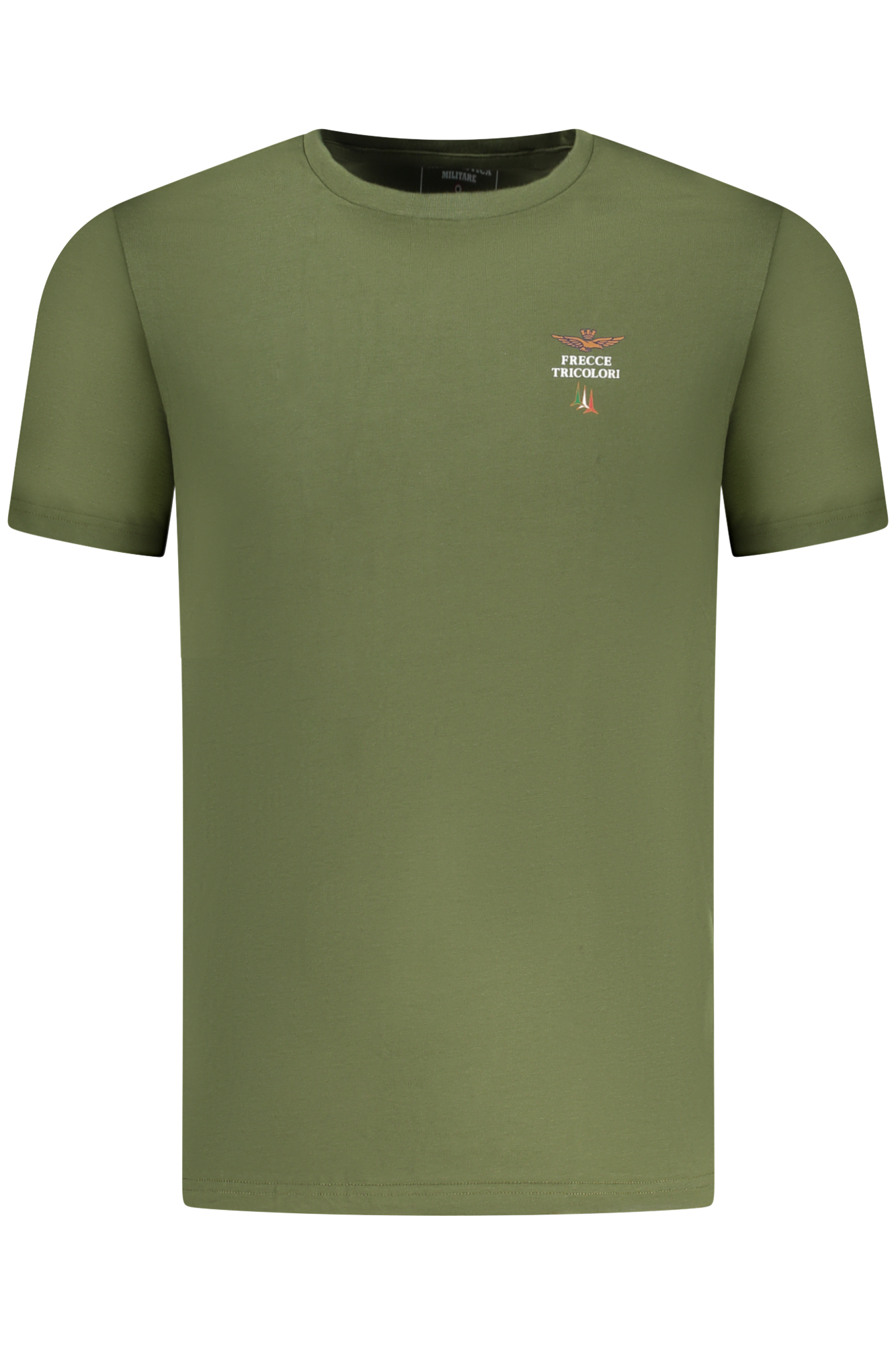 AERONAUTICA MILITARE MEN GREEN OUTDOOR T-SHIRT AERONAUTICA MILITARE MEN GREEN OUTDOOR T-SHIRT