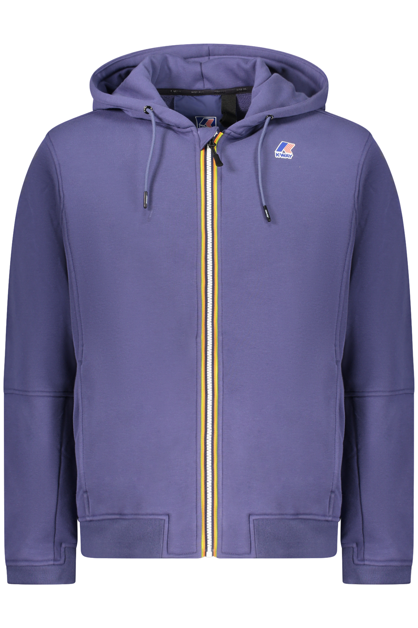 K-WAY MEN BLUE ZIP-UP SWEATSHIRT K-WAY MEN BLUE ZIP-UP SWEATSHIRT